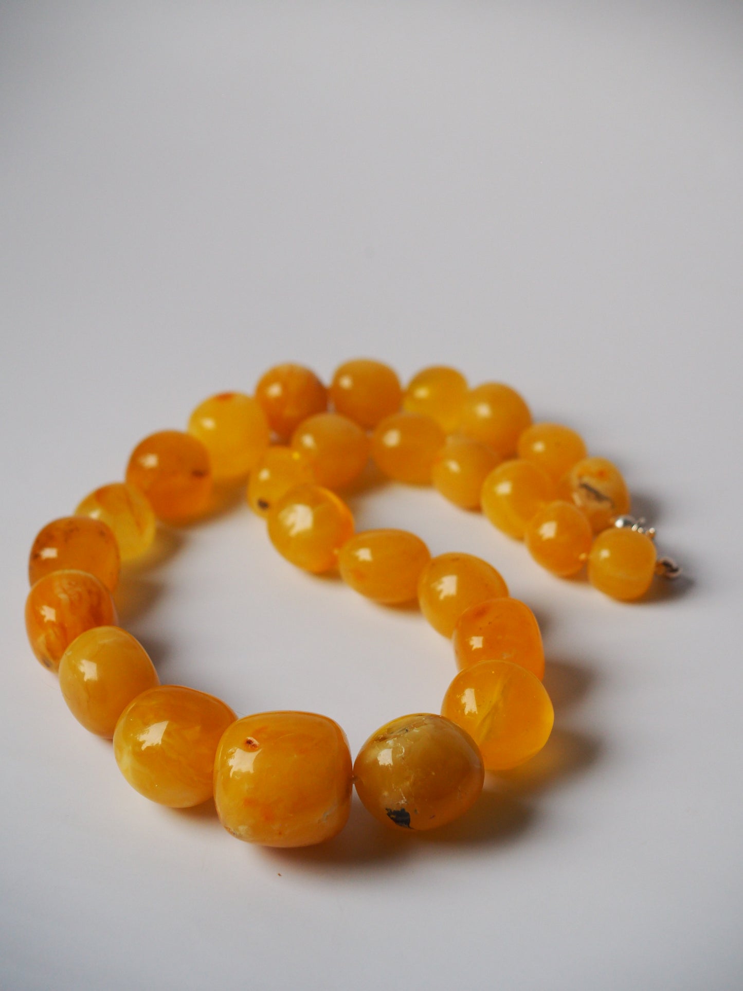 Huge Unique Honey Amber Necklace with Certificate
