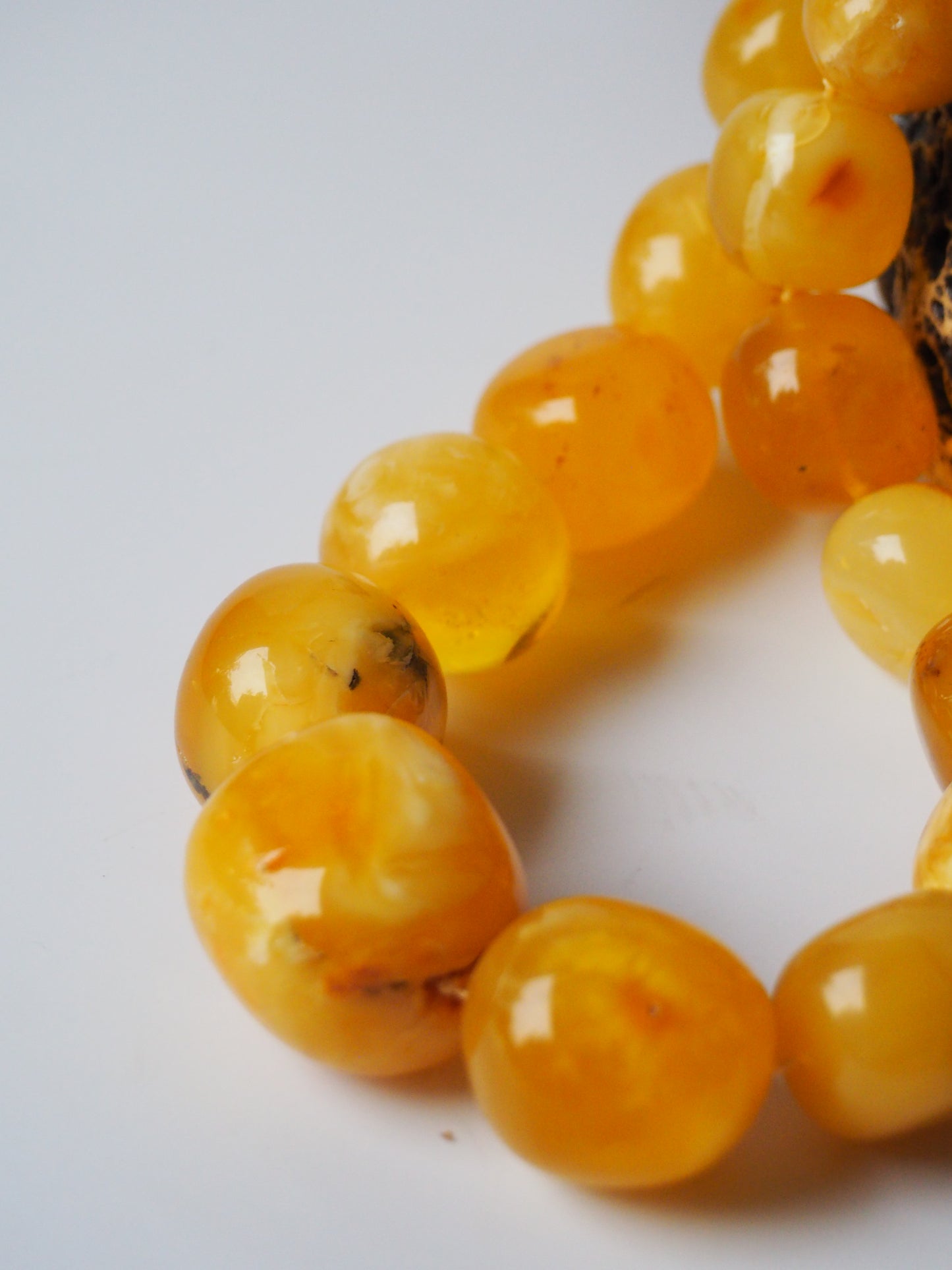 Huge Unique Honey Amber Necklace with Certificate