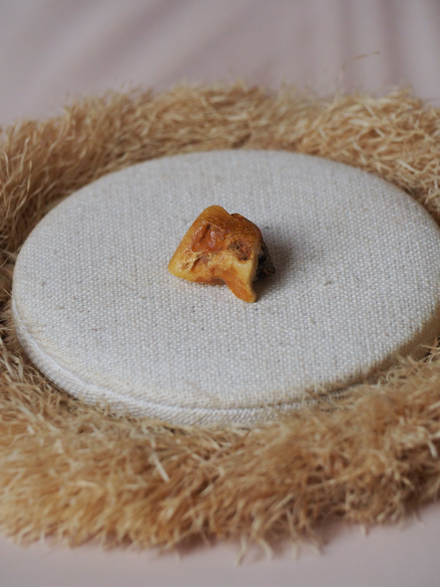 Raw White Amber Piece