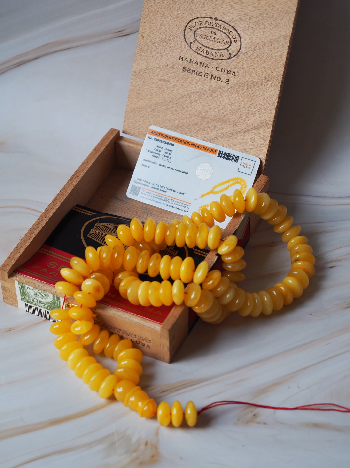 Natural Milk Amber Beaded Bracelet 5mm