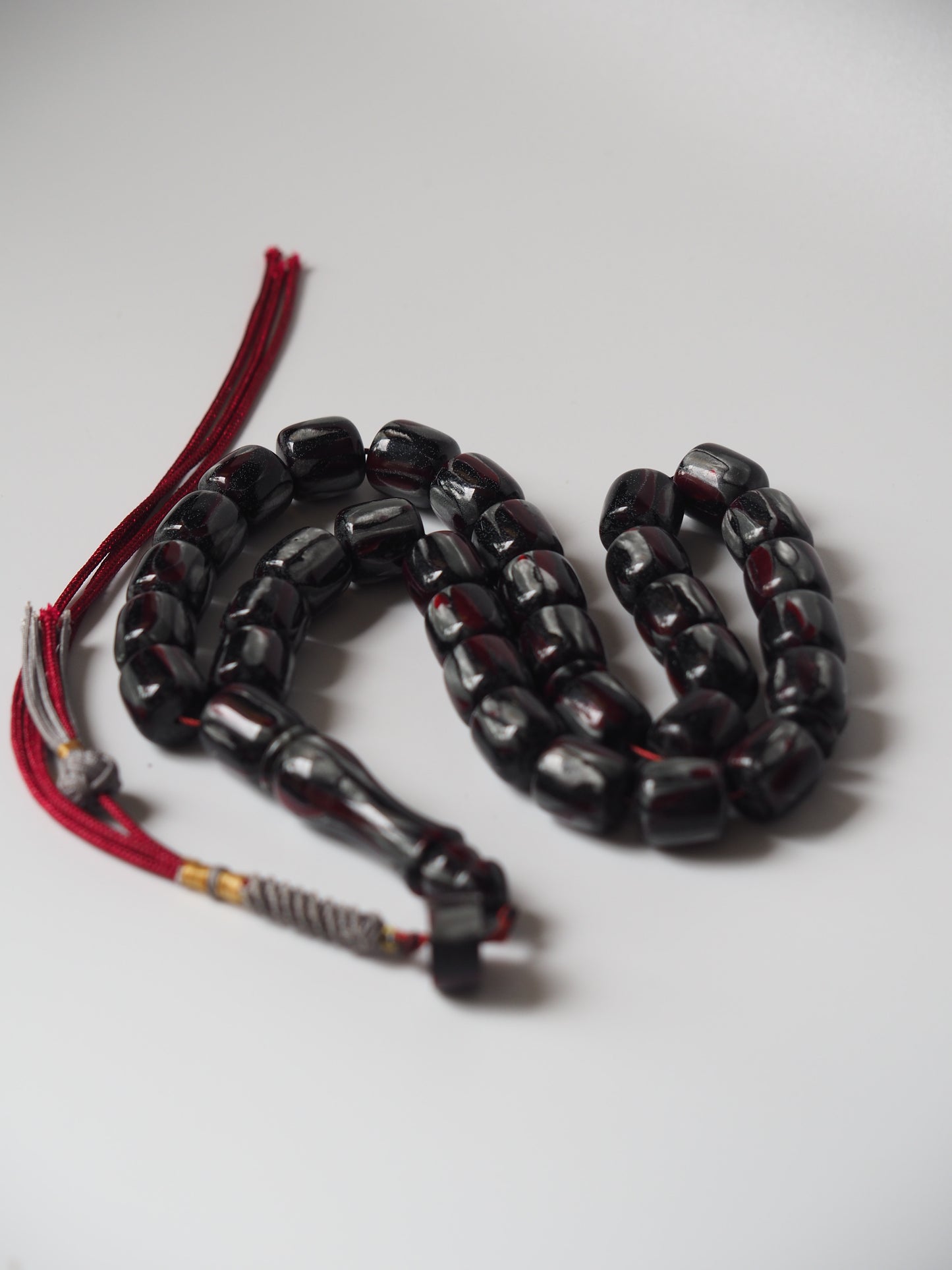 Multicolor Galalith Rosary 33 Beads