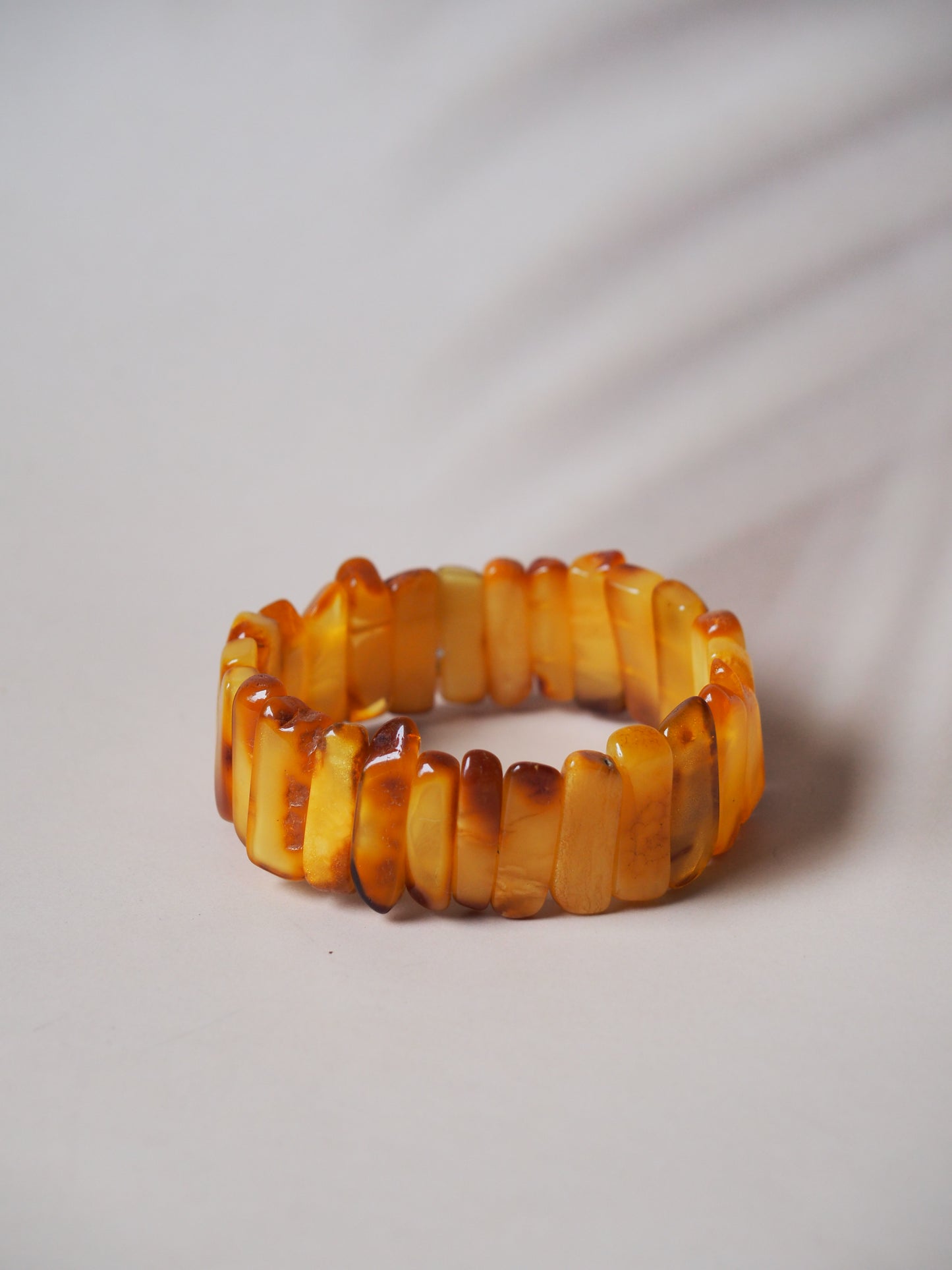 Raw Irregular Honey Amber Bracelet