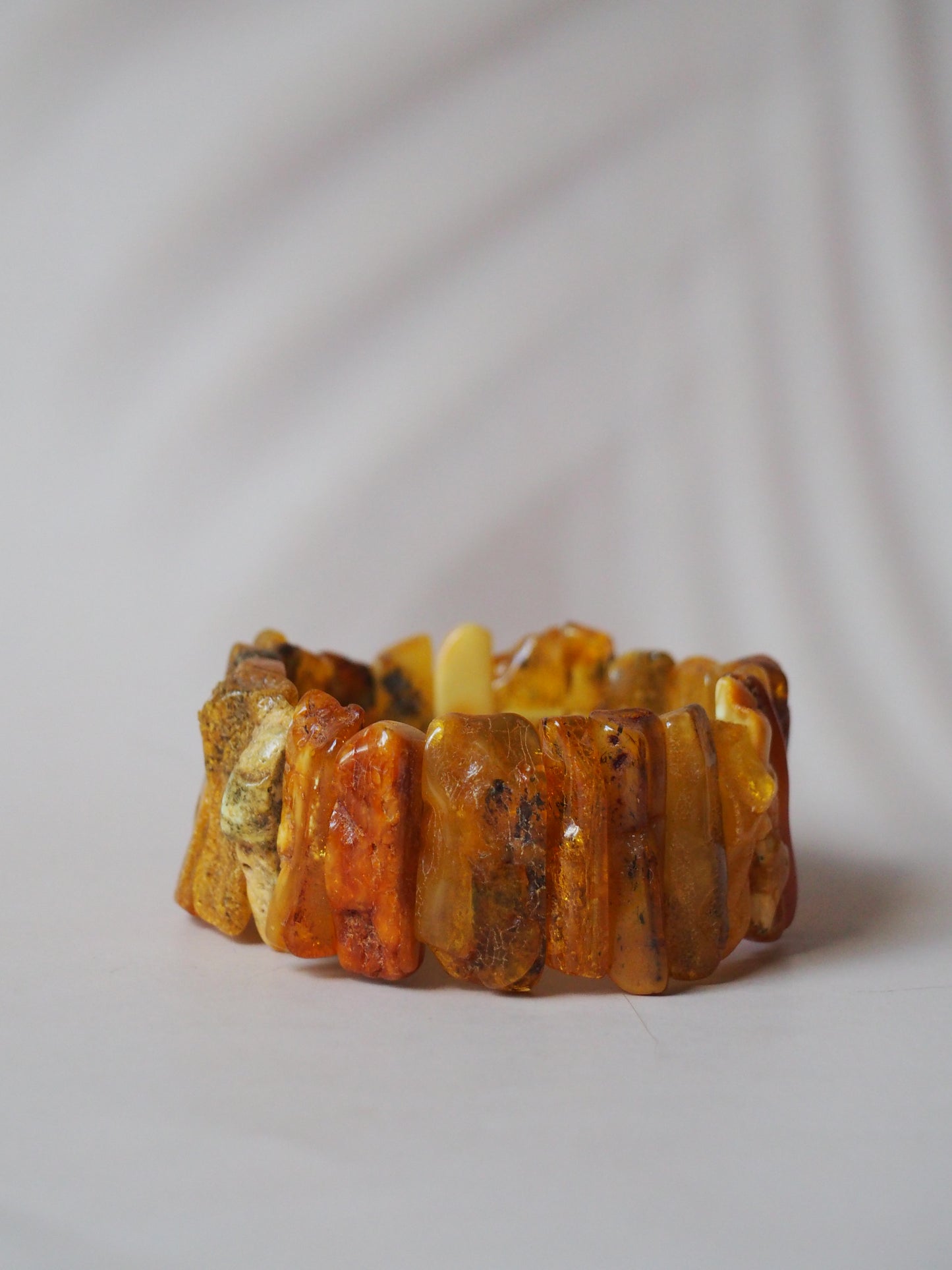 Natural Raw Amber Bracelet Irregular Size