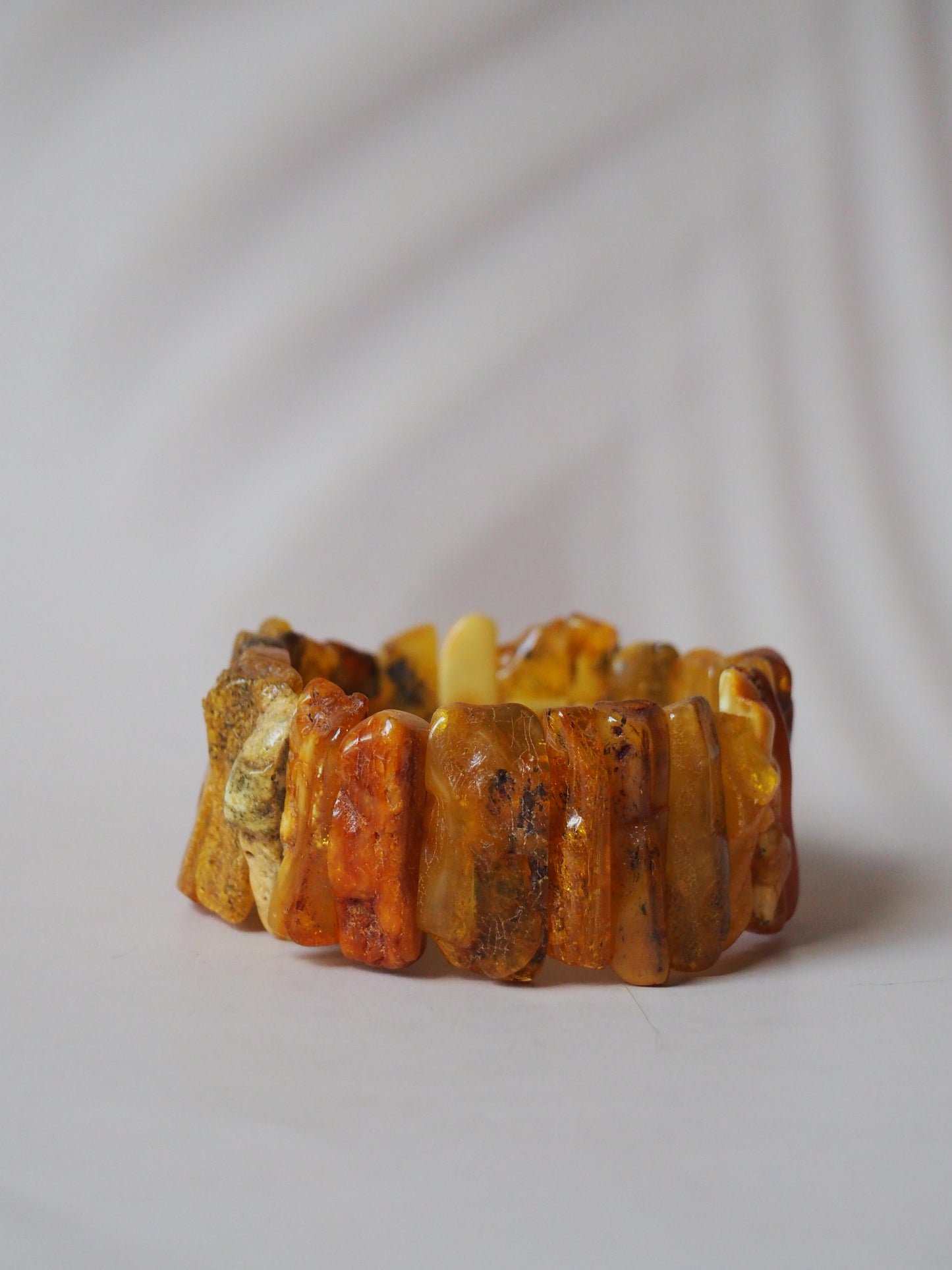 Natural Raw Amber Bracelet Irregular Size