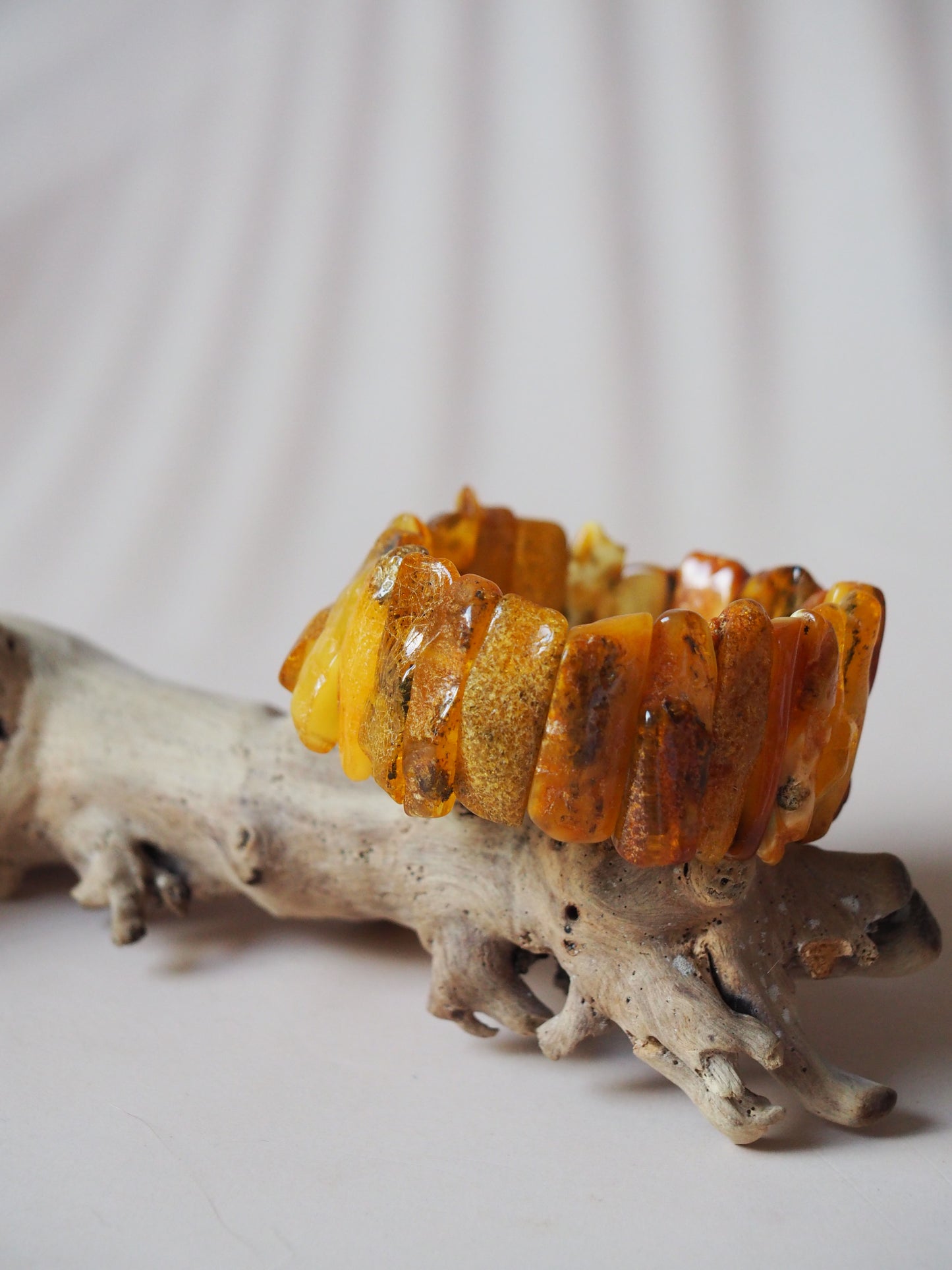 Natural Raw Amber Bracelet Irregular Size