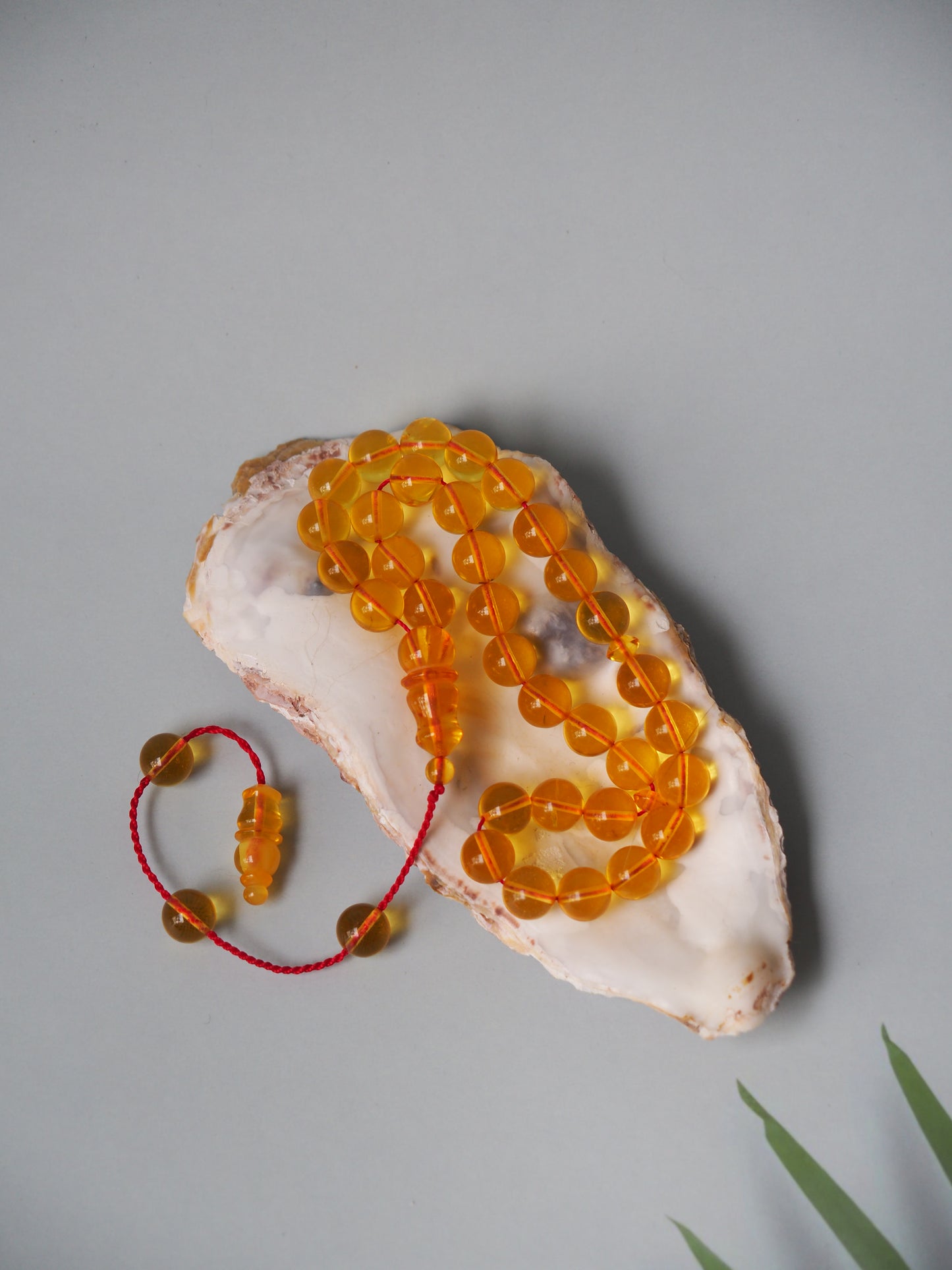 Butterscotch Bulky Amber Pendant in Silver