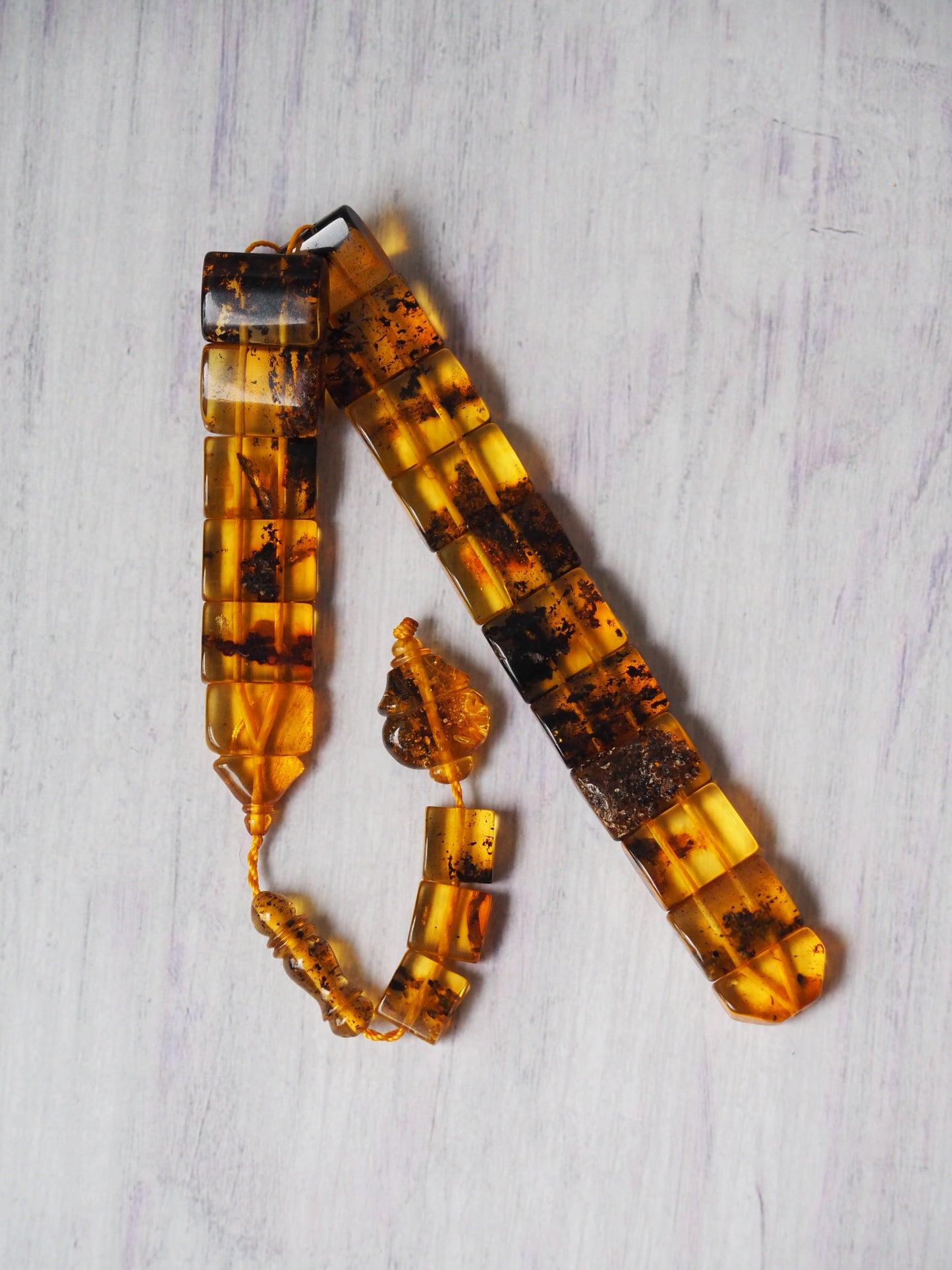 Butterscotch Amber Stud Earrings in Silver