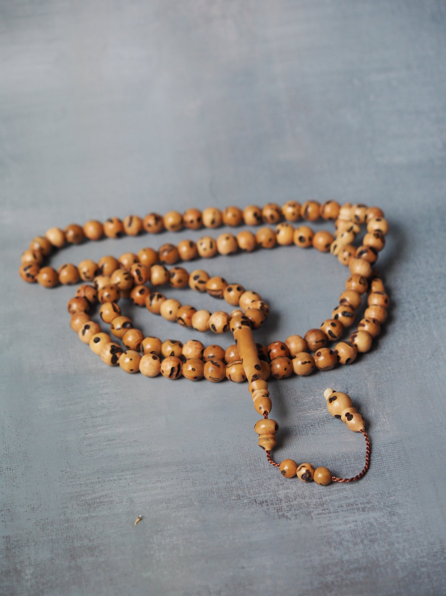 Carved Kokka Wood Rosary