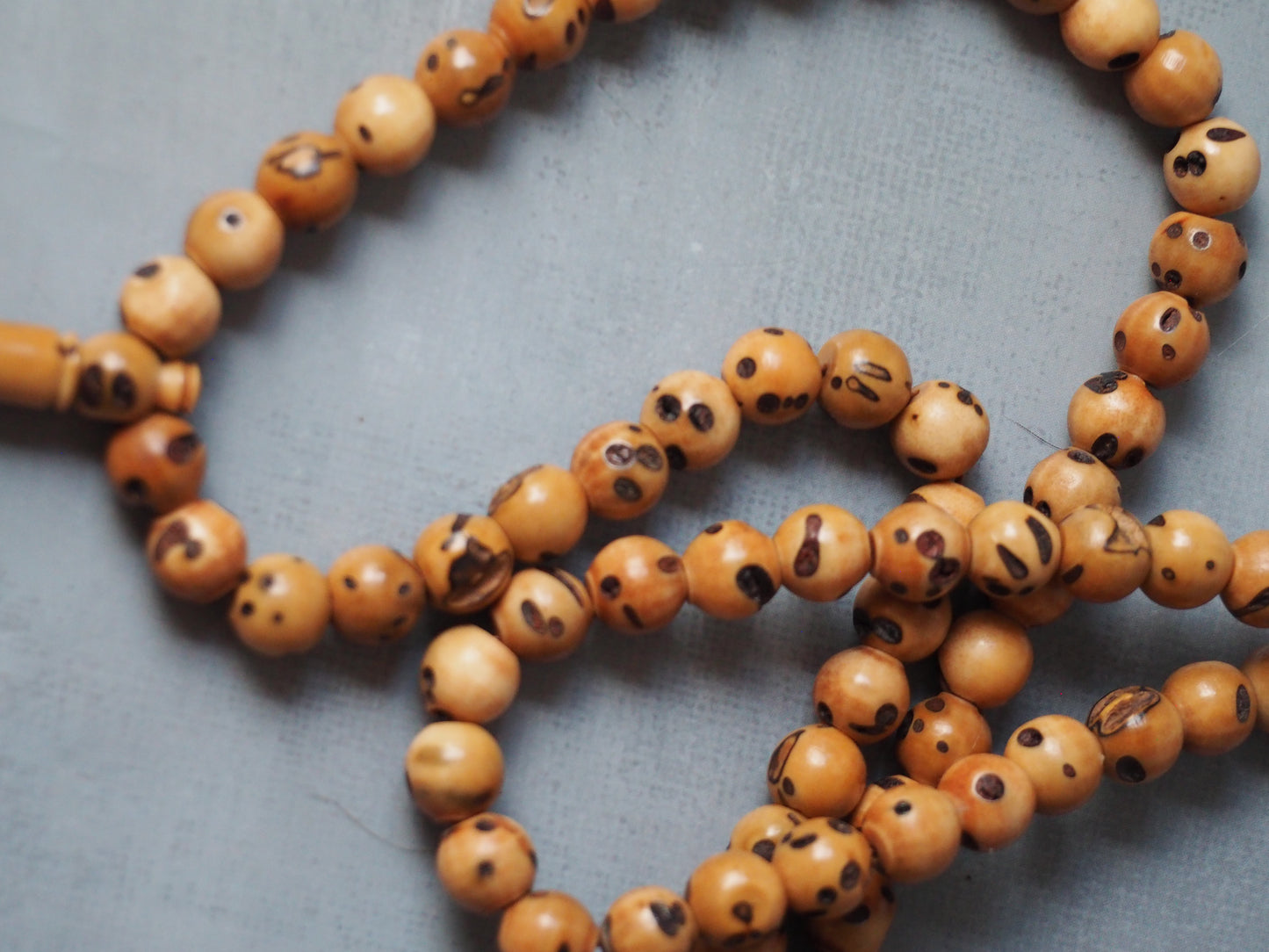 Carved Kokka Wood Rosary