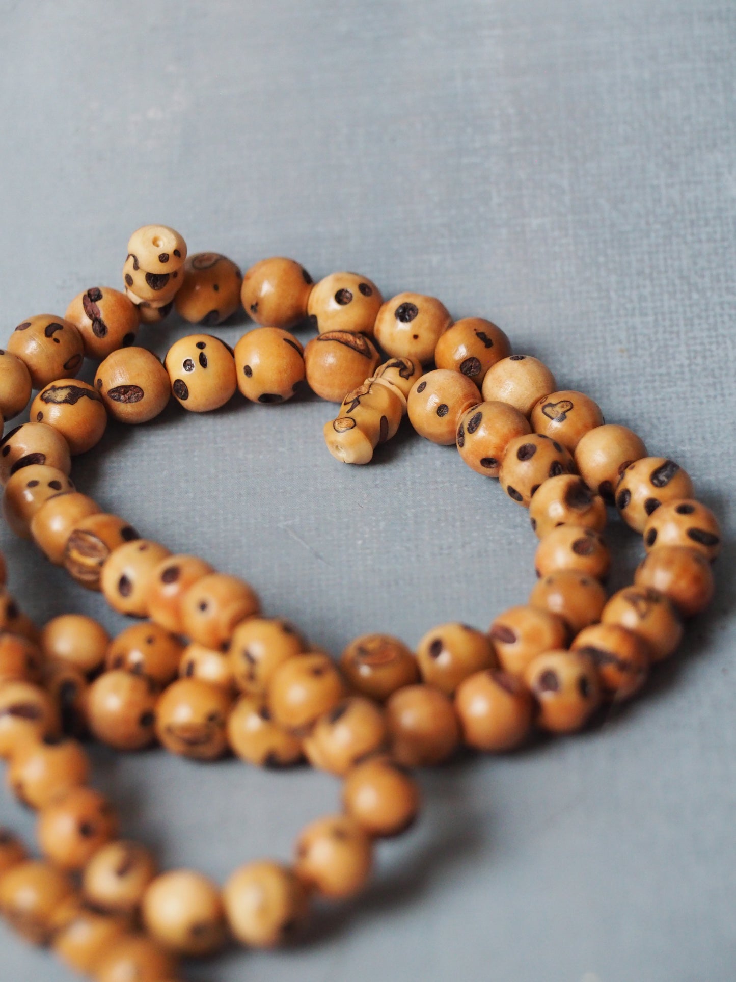 Carved Kokka Wood Rosary