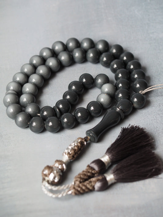 Graphite Gray Dual Colour Bakelite Rosary