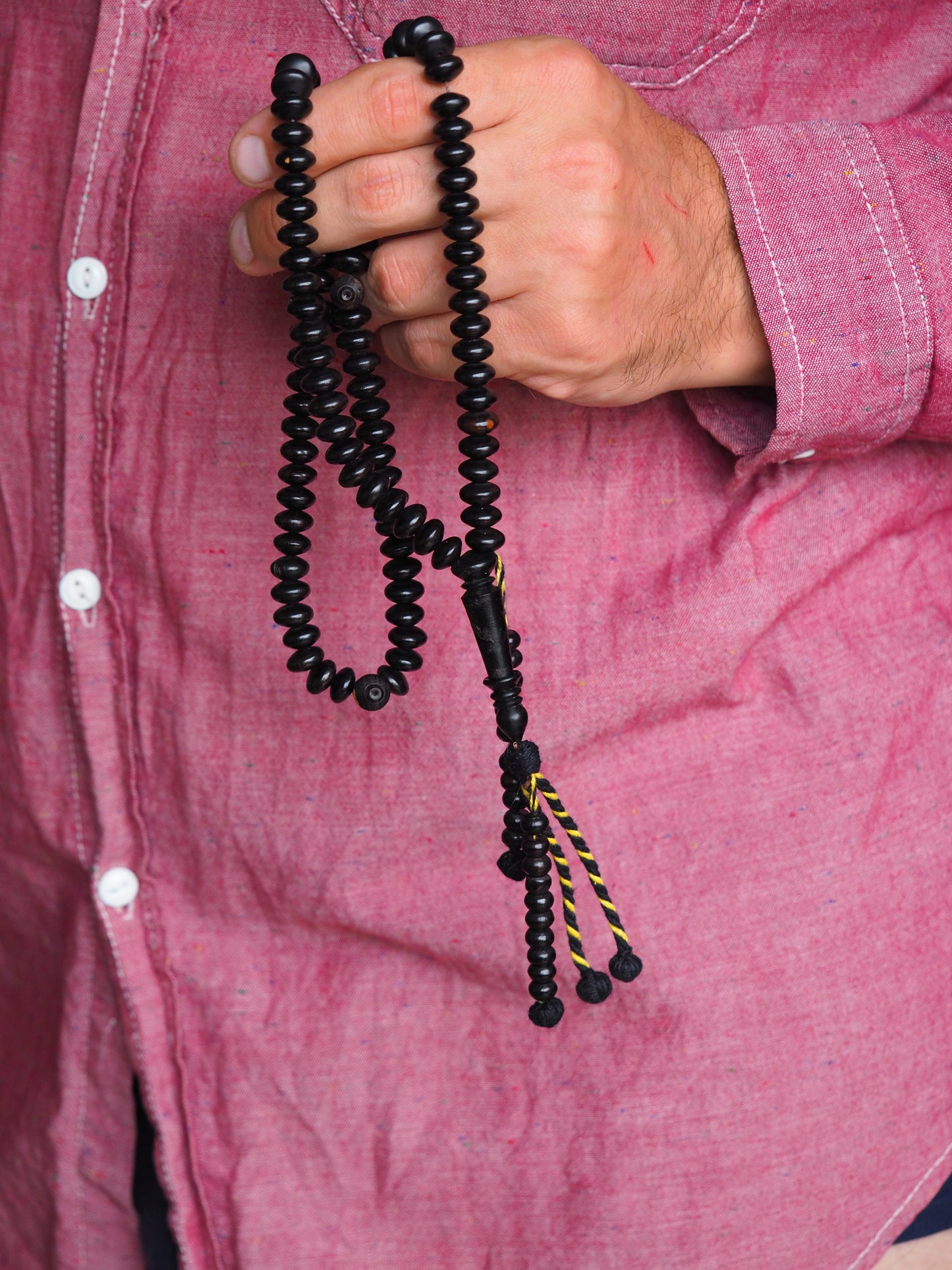 Ebony Wood Black Donut Shape Rosary for 1000 prayers