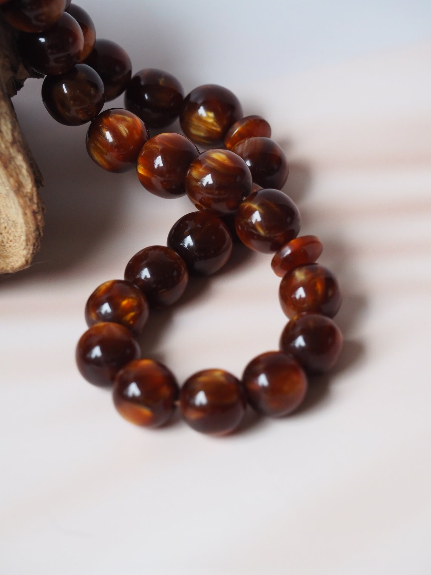 Unique Lava Flow Bakelite Misbaha 35 Beads 100g