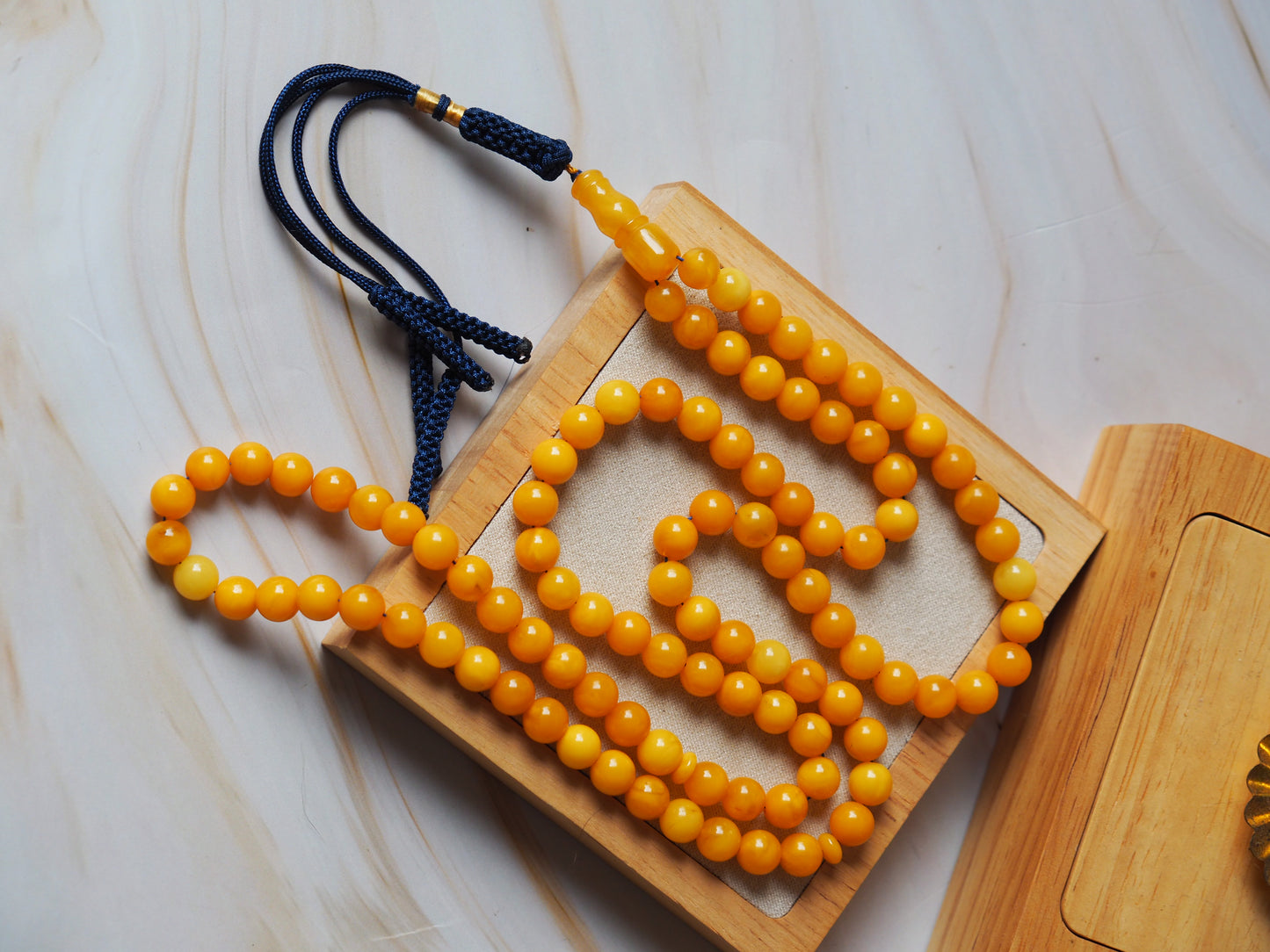 Antique Amber Rosary