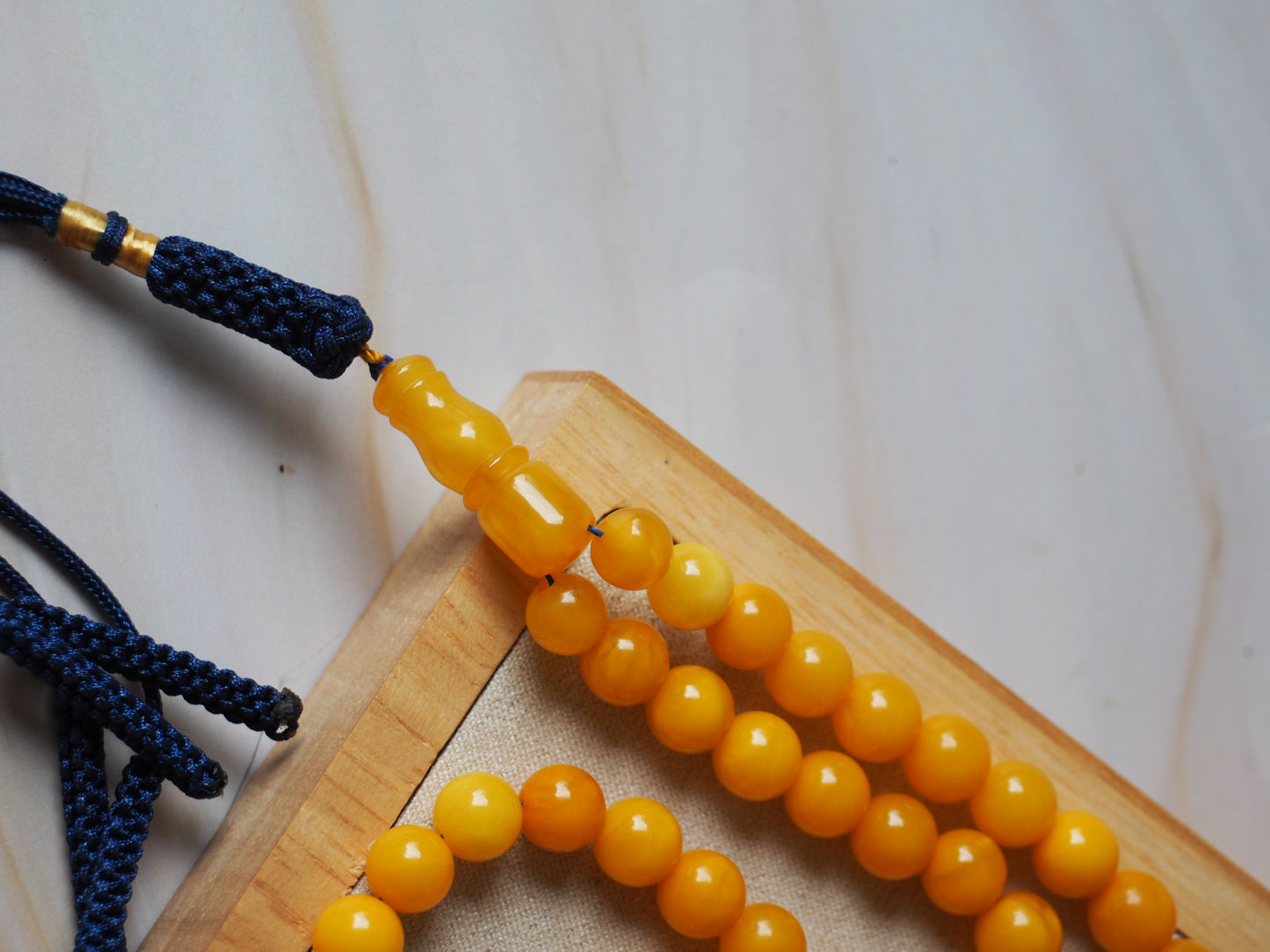 Antique Amber Rosary