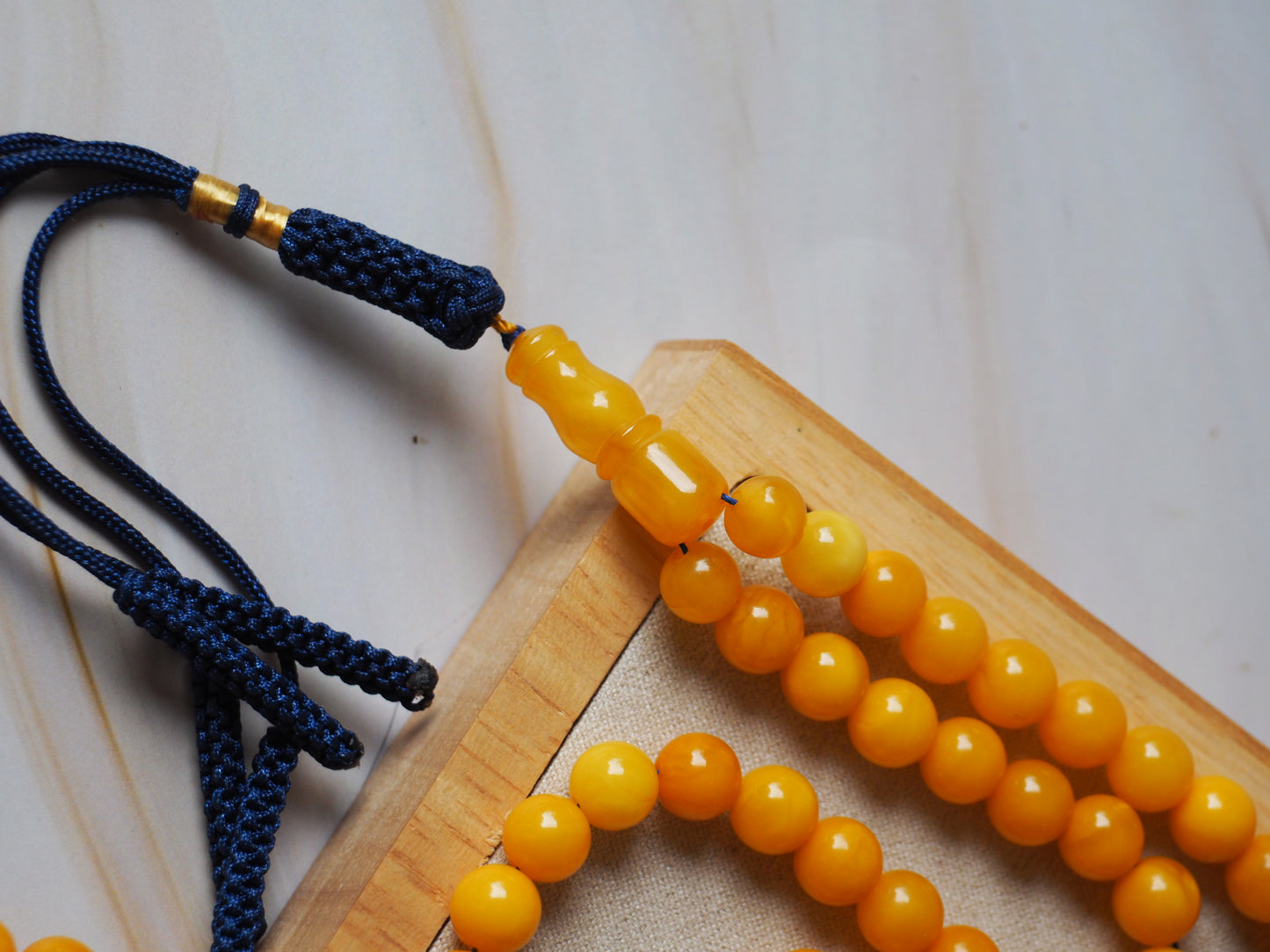 Antique Amber Rosary
