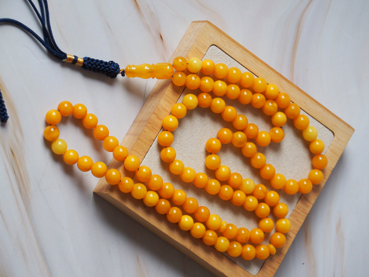 Antique Amber Rosary