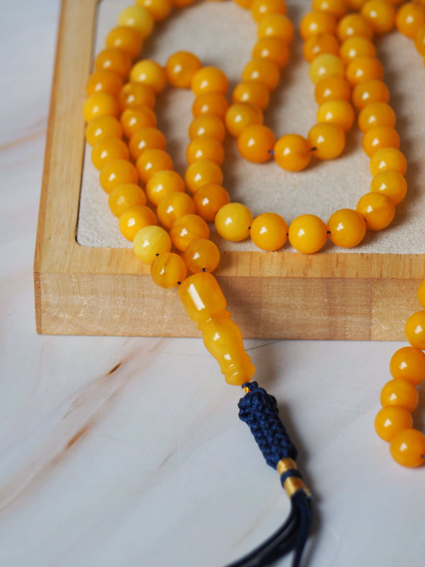 Antique Amber Rosary