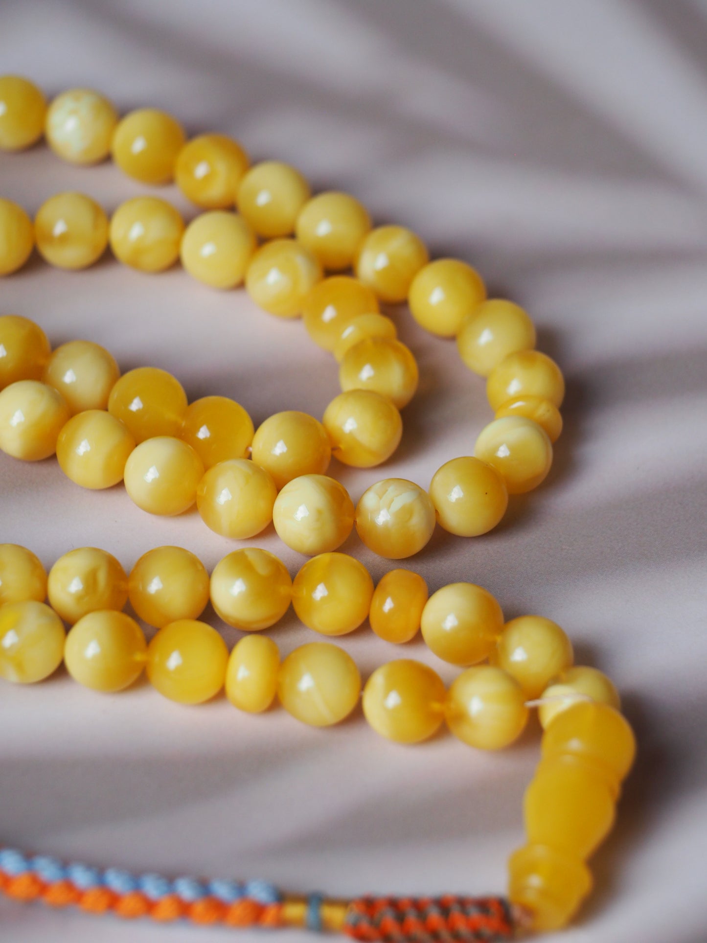 Milk & Honey Amber Rosary