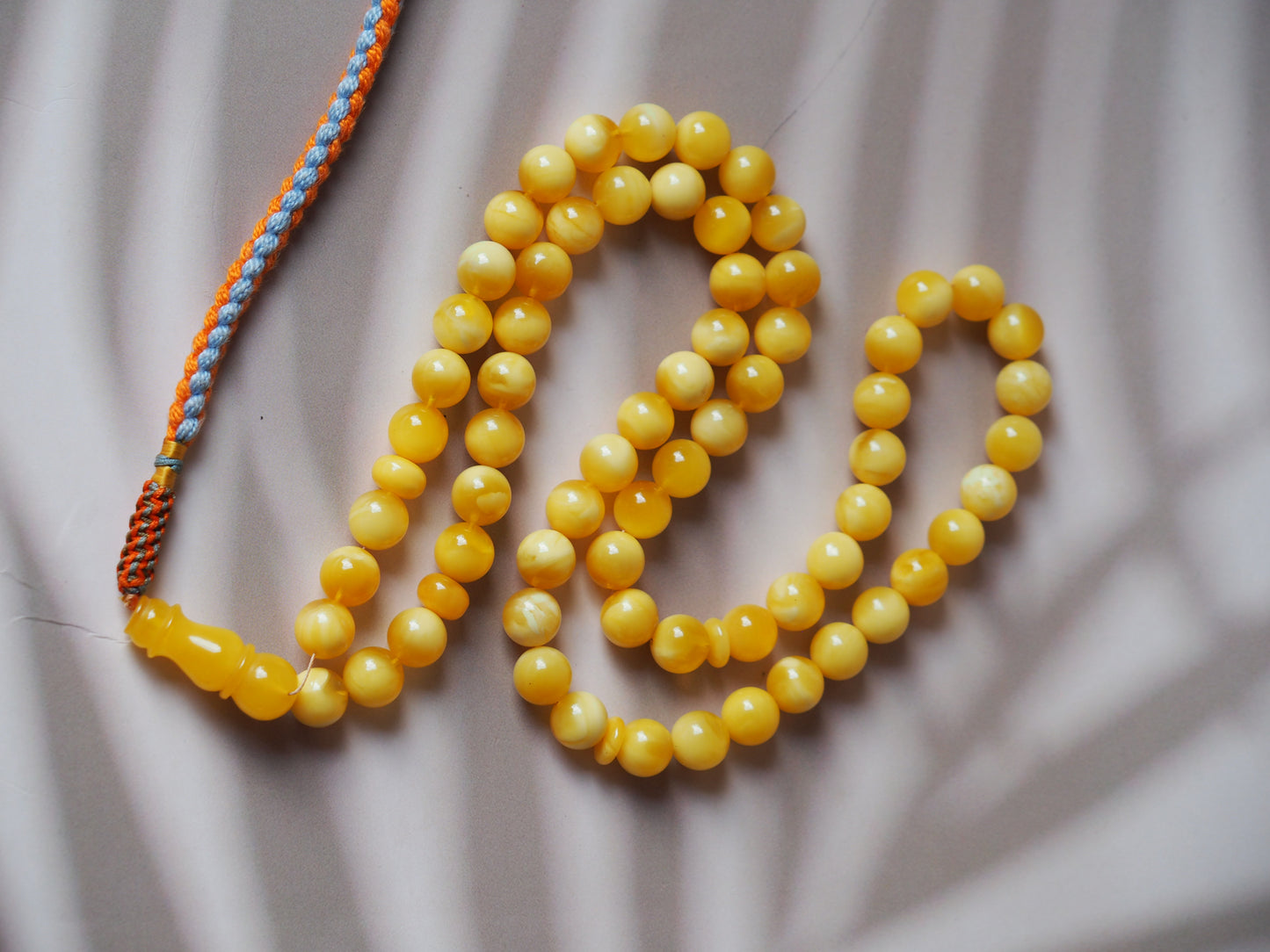 Milk & Honey Amber Rosary