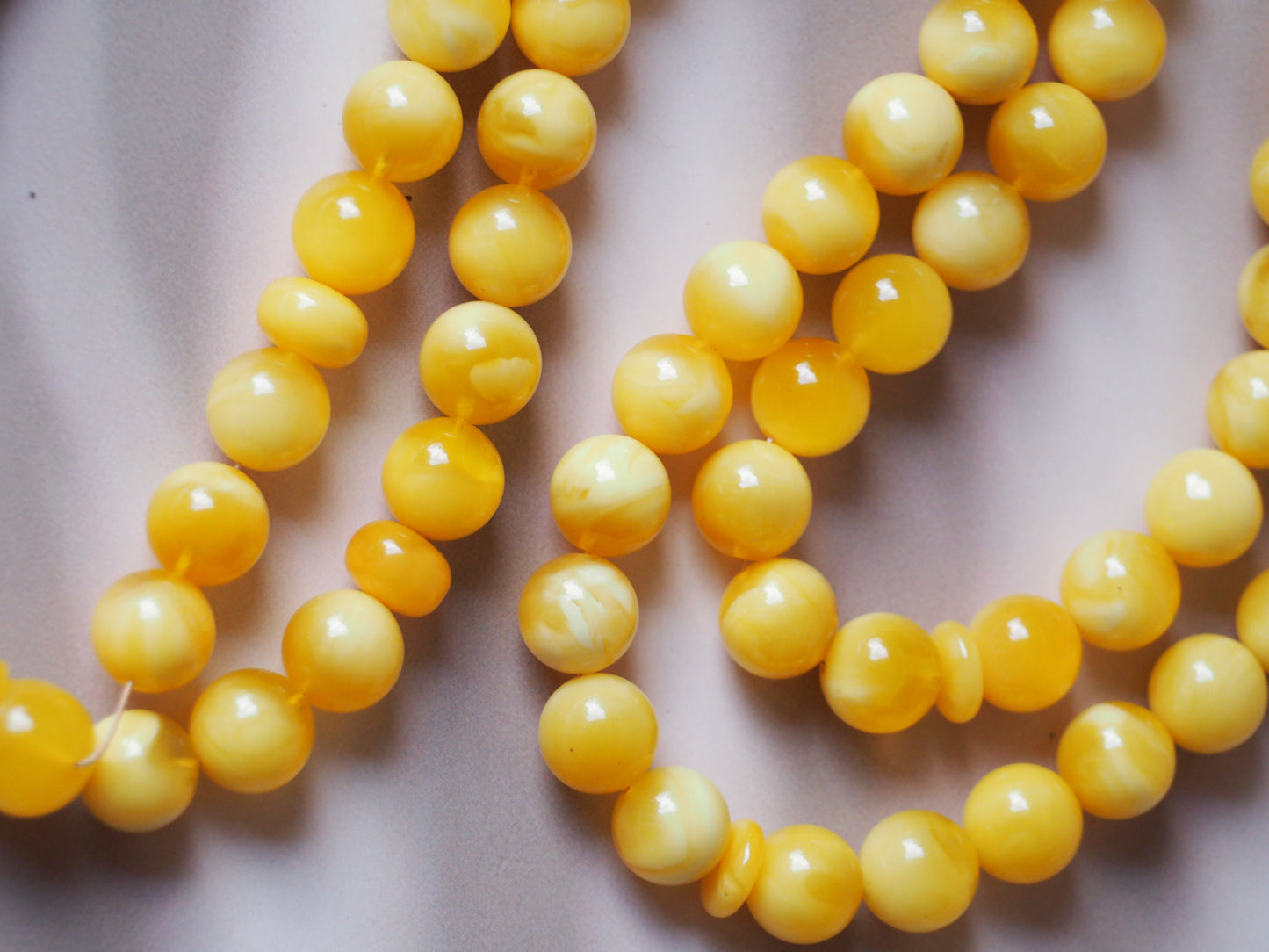 Milk & Honey Amber Rosary