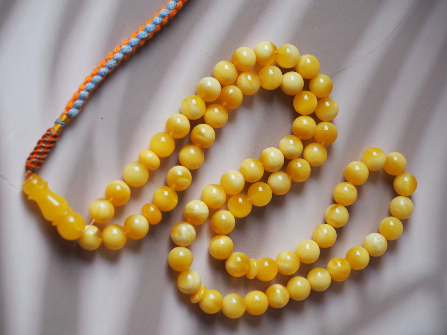 Milk & Honey Amber Rosary