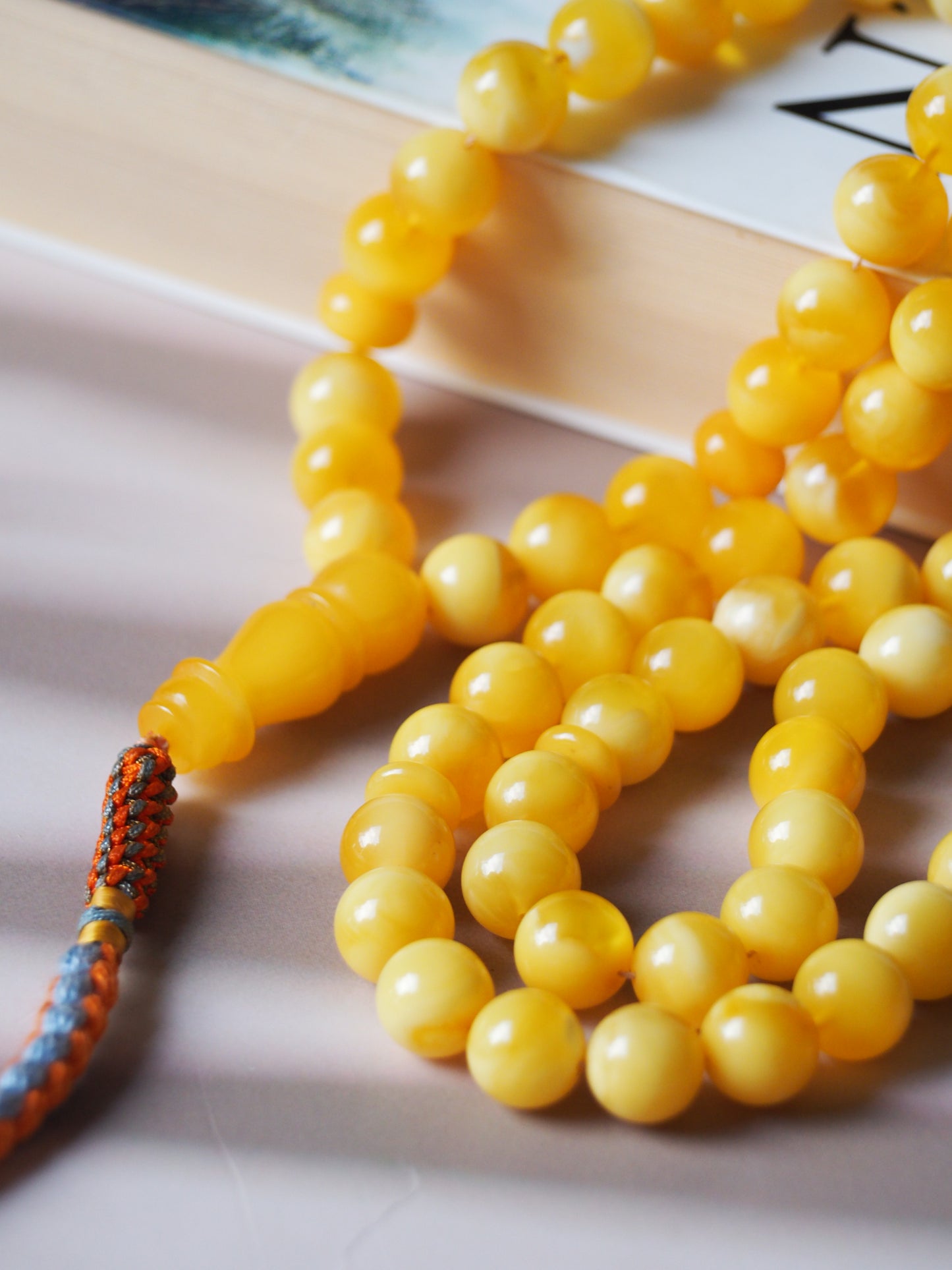 Milk & Honey Amber Rosary