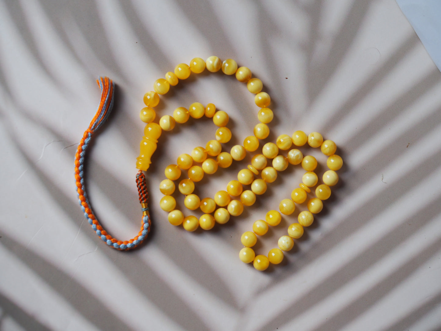 Milk & Honey Amber Rosary