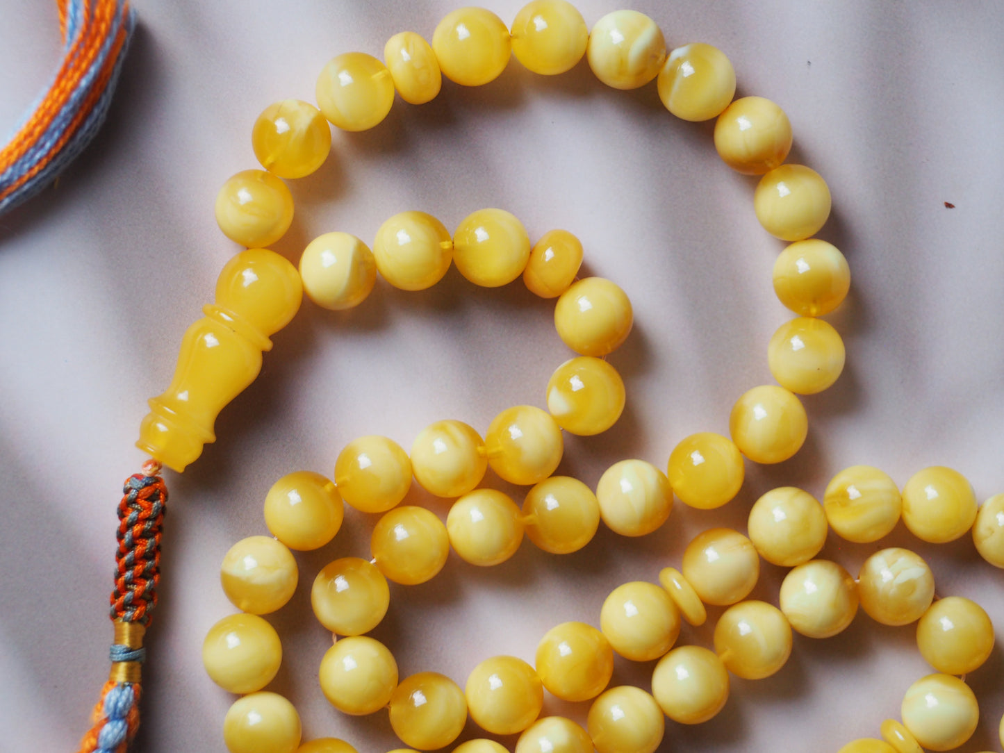 Milk & Honey Amber Rosary