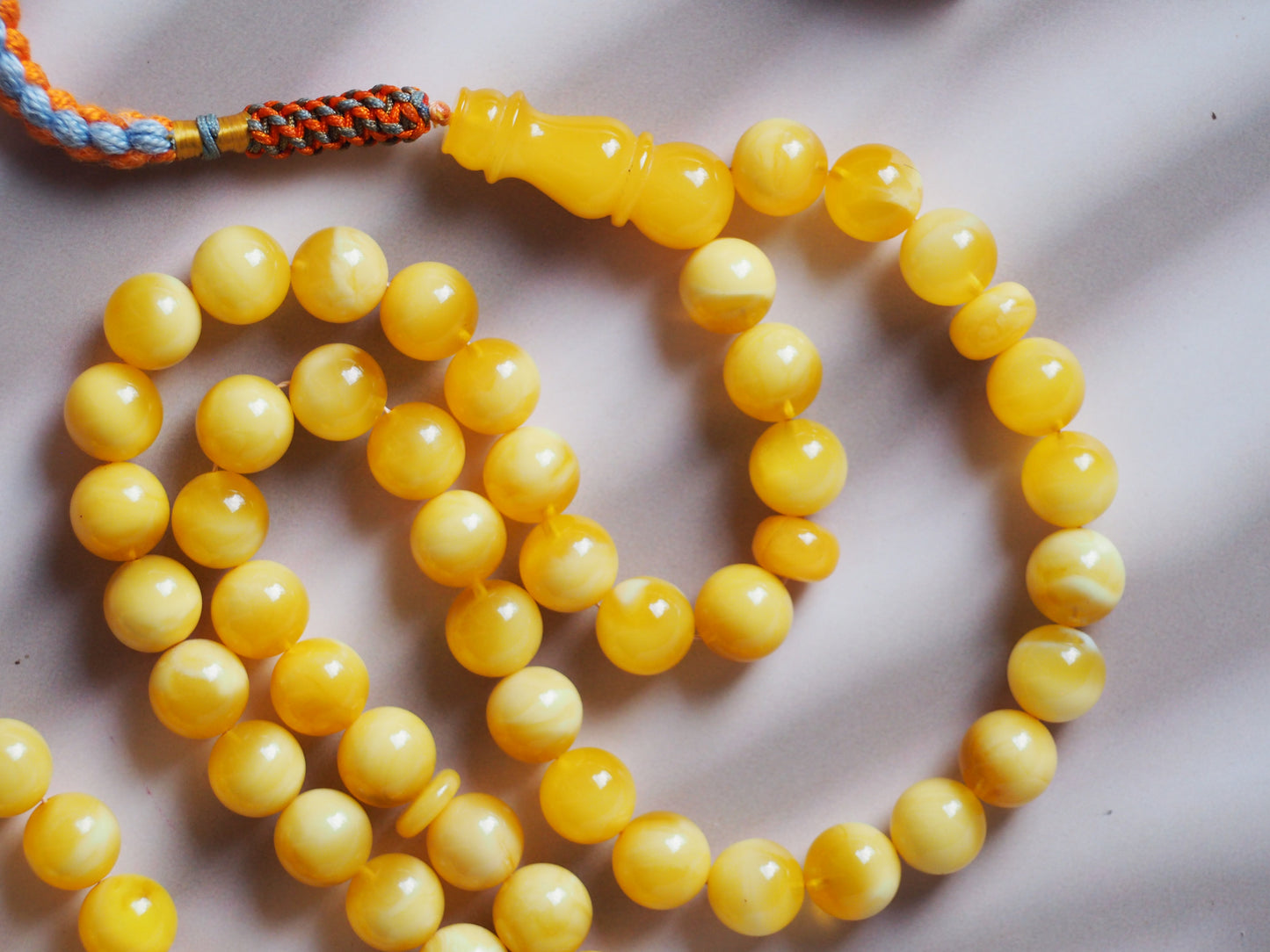 Milk & Honey Amber Rosary