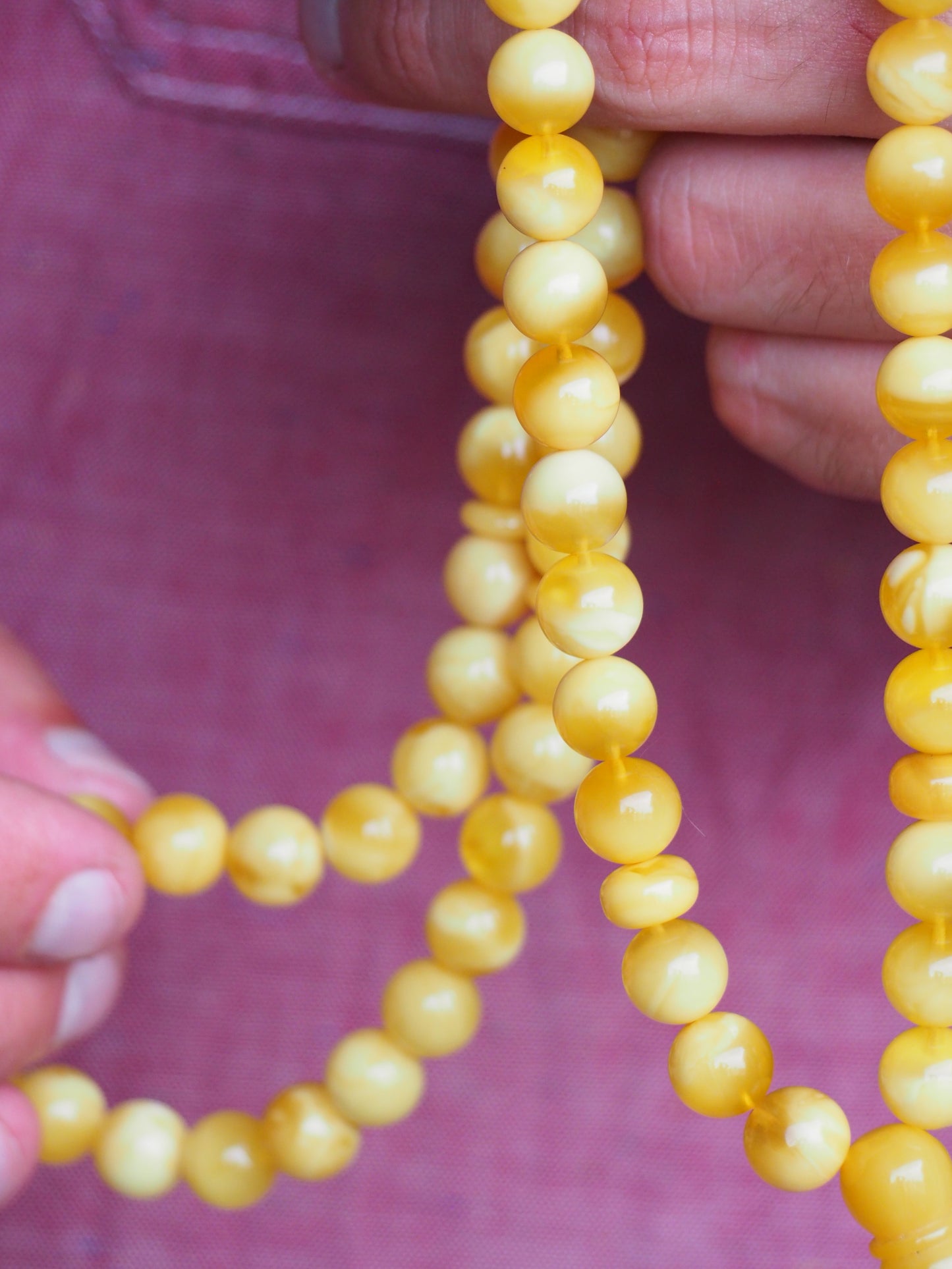 Milk & Honey Amber Rosary