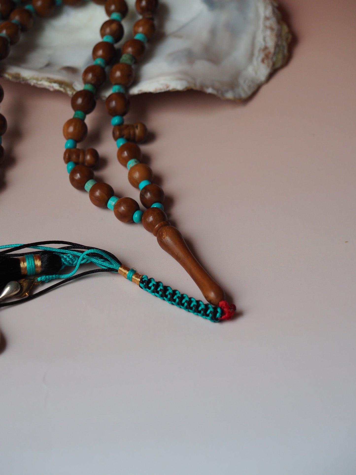 Kokka and Turquoise Tasbih 45 Beads