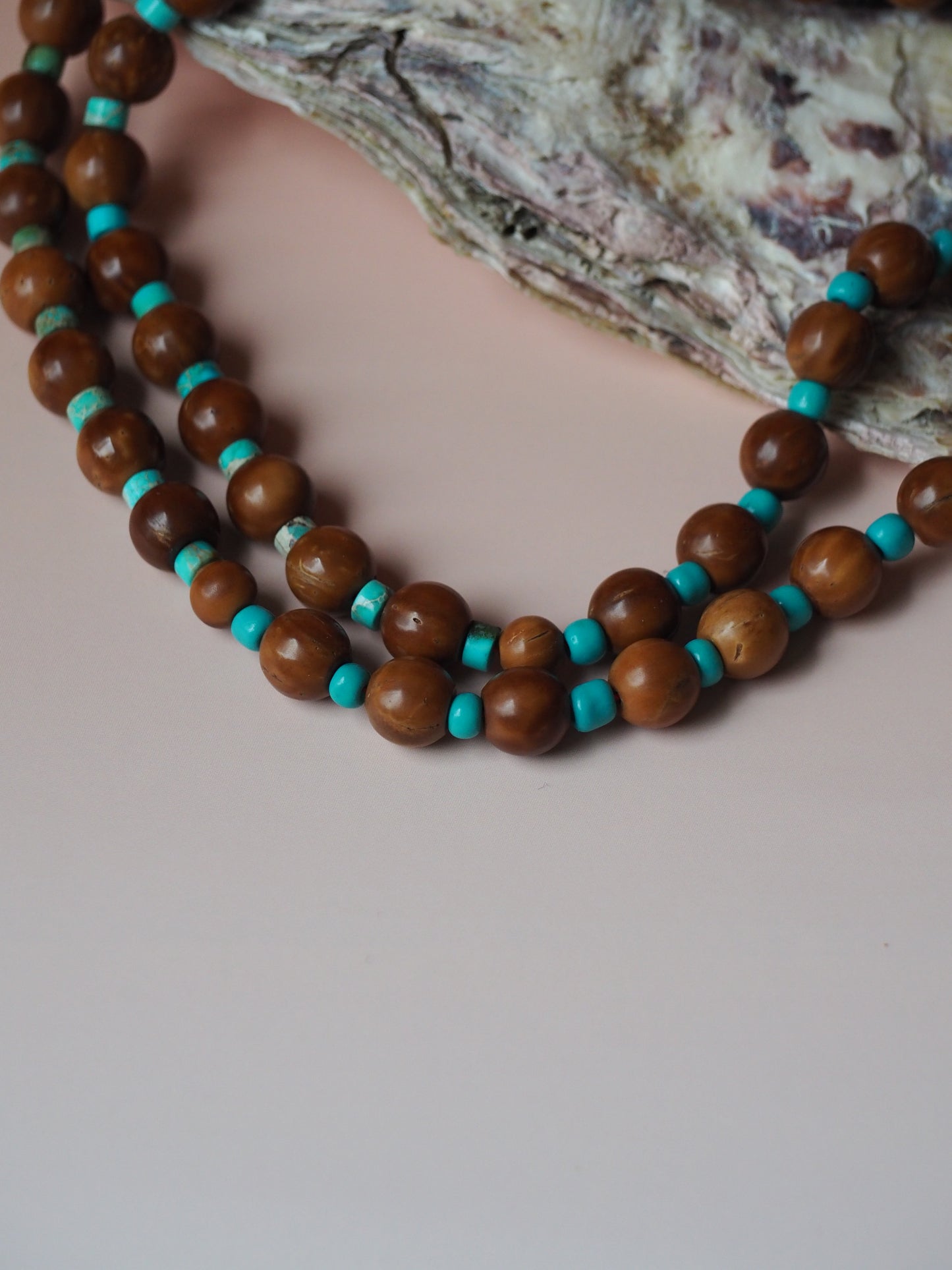 Kokka and Turquoise Tasbih 45 Beads