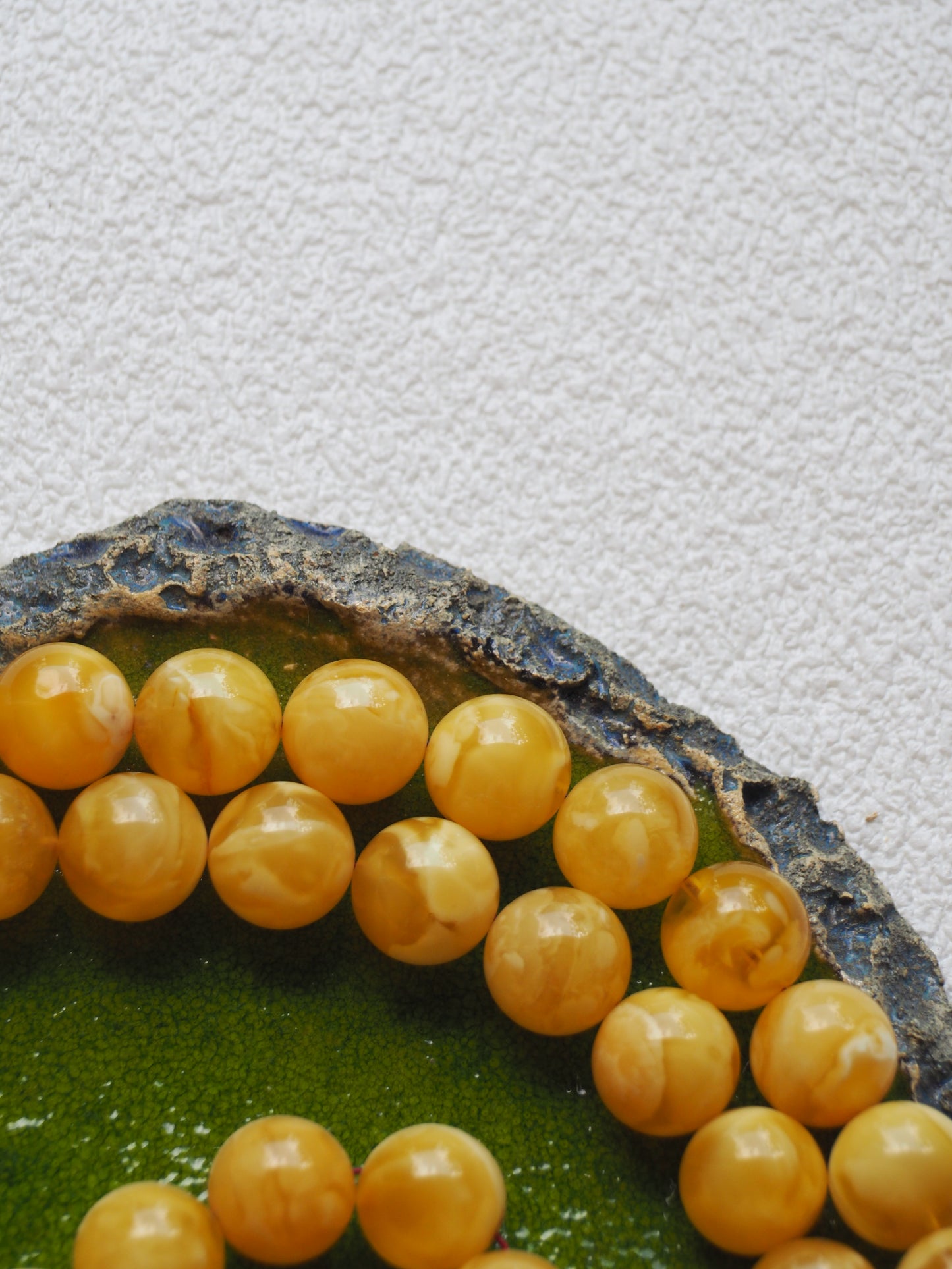 Unique Completed Natural Butterscotch Tiger Amber Rosary 65 Beads 100g