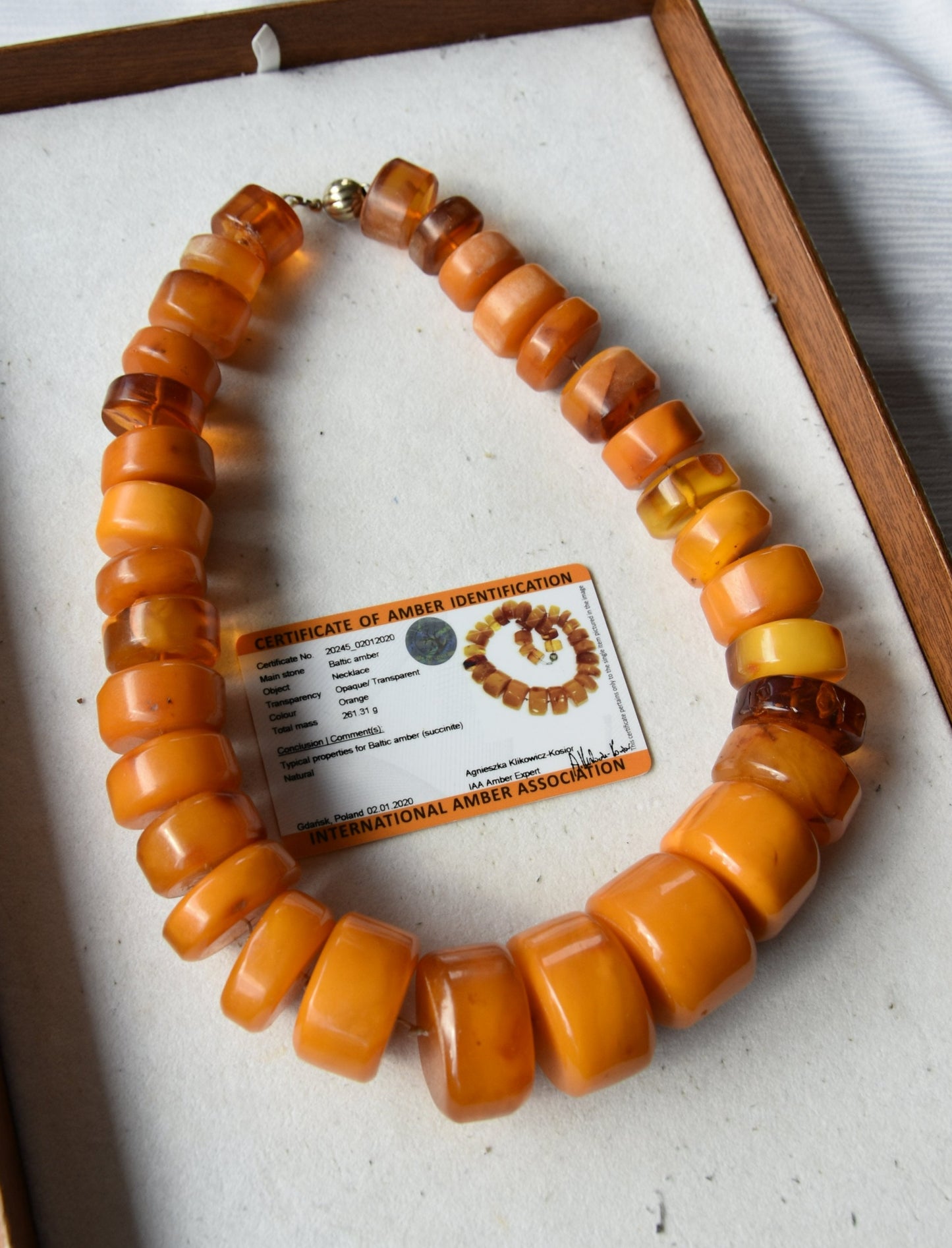 Vintage Unique Natural Old German Necklace Huge Piece 261,31g
