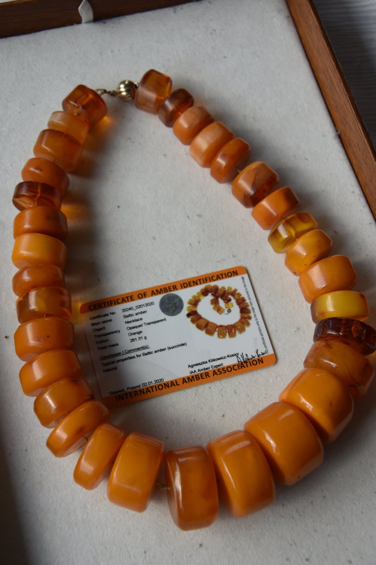 Vintage Unique Natural Old German Necklace Huge Piece 261,31g