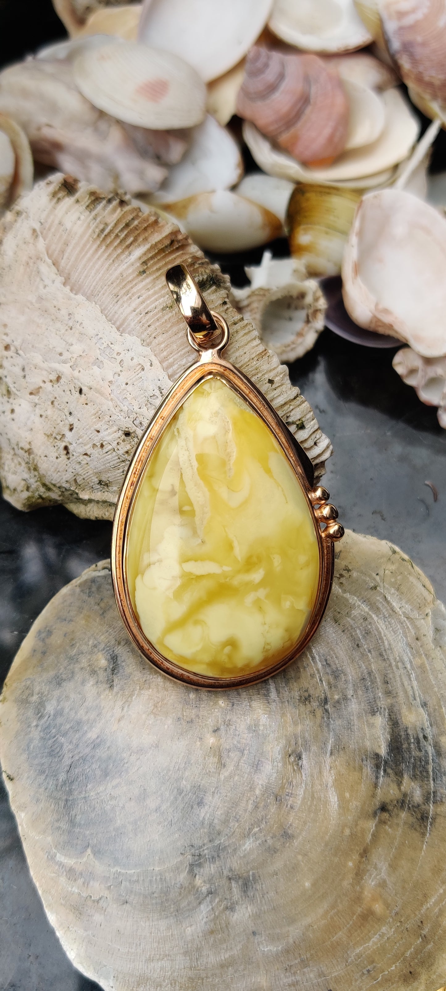 Natural Butterscotch Amber Pendant