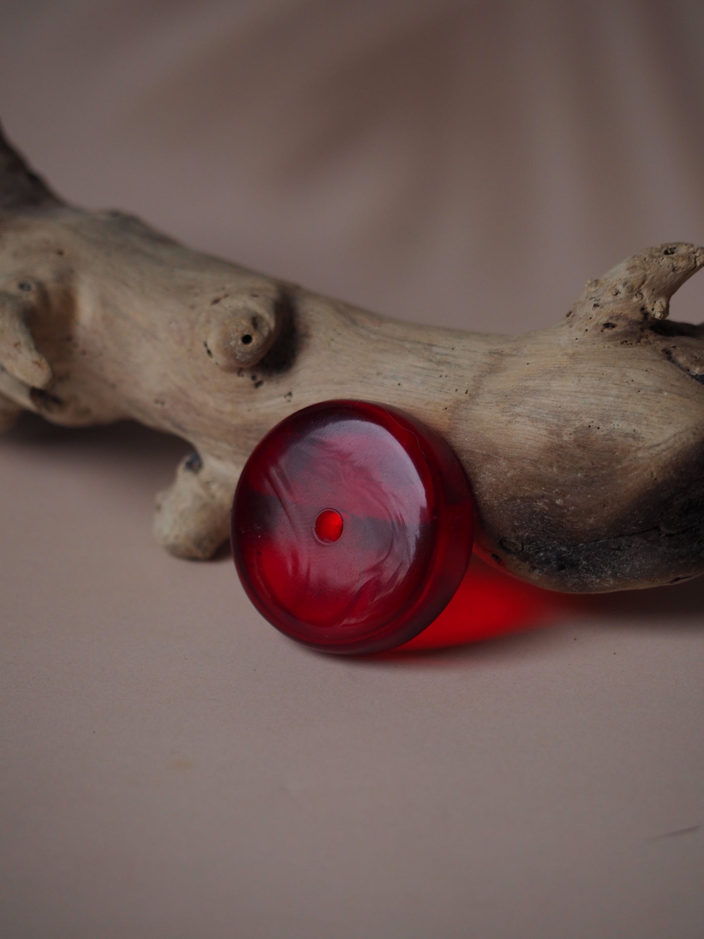 Red/ Blood Amber Donut 29 mm