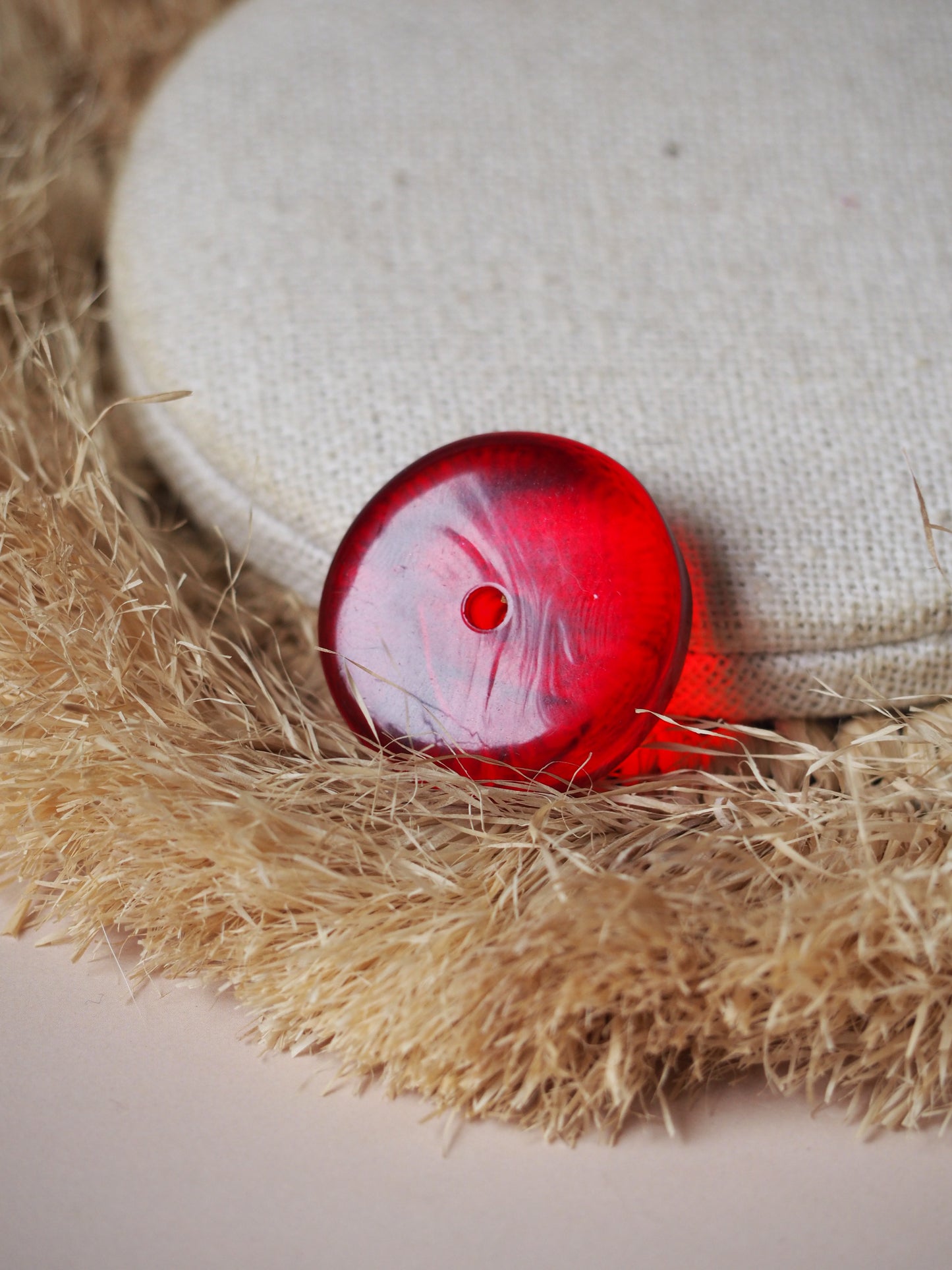 Red/ Blood Amber Donut 29 mm