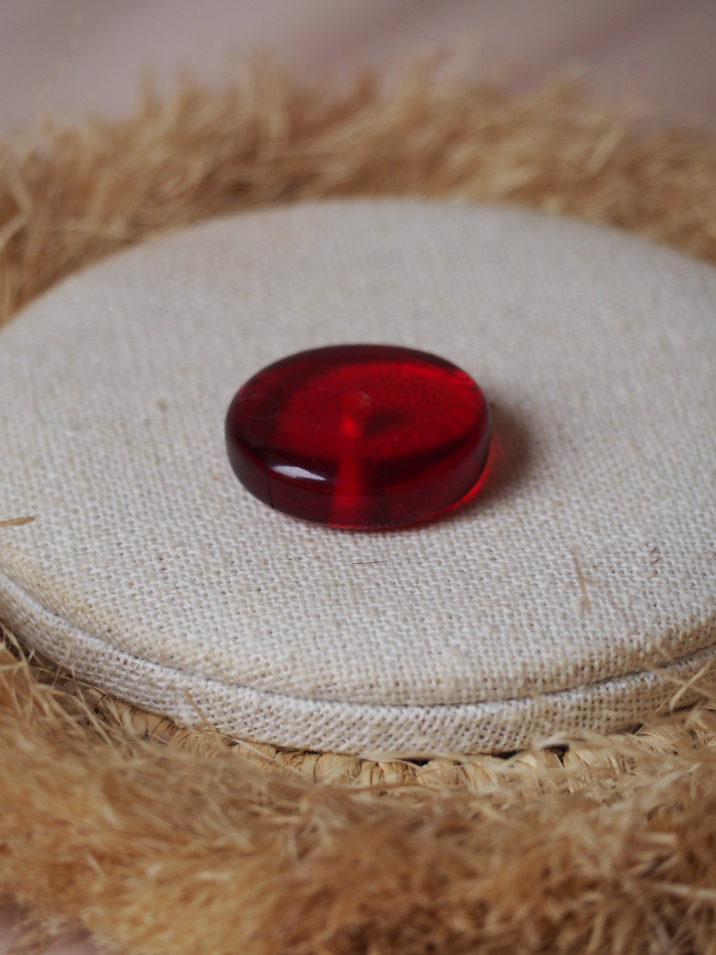 Red/ Blood Amber Donut 29 mm