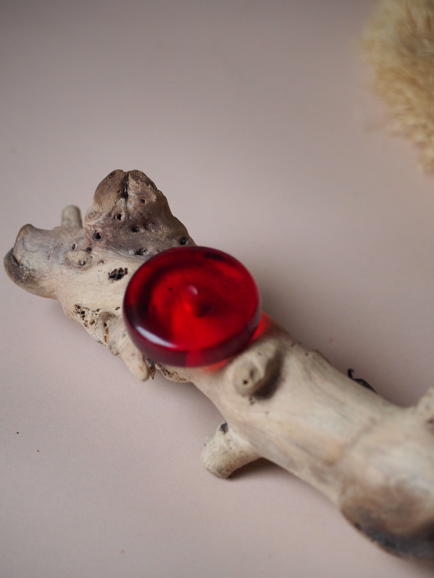 Red/ Blood Amber Donut 29 mm