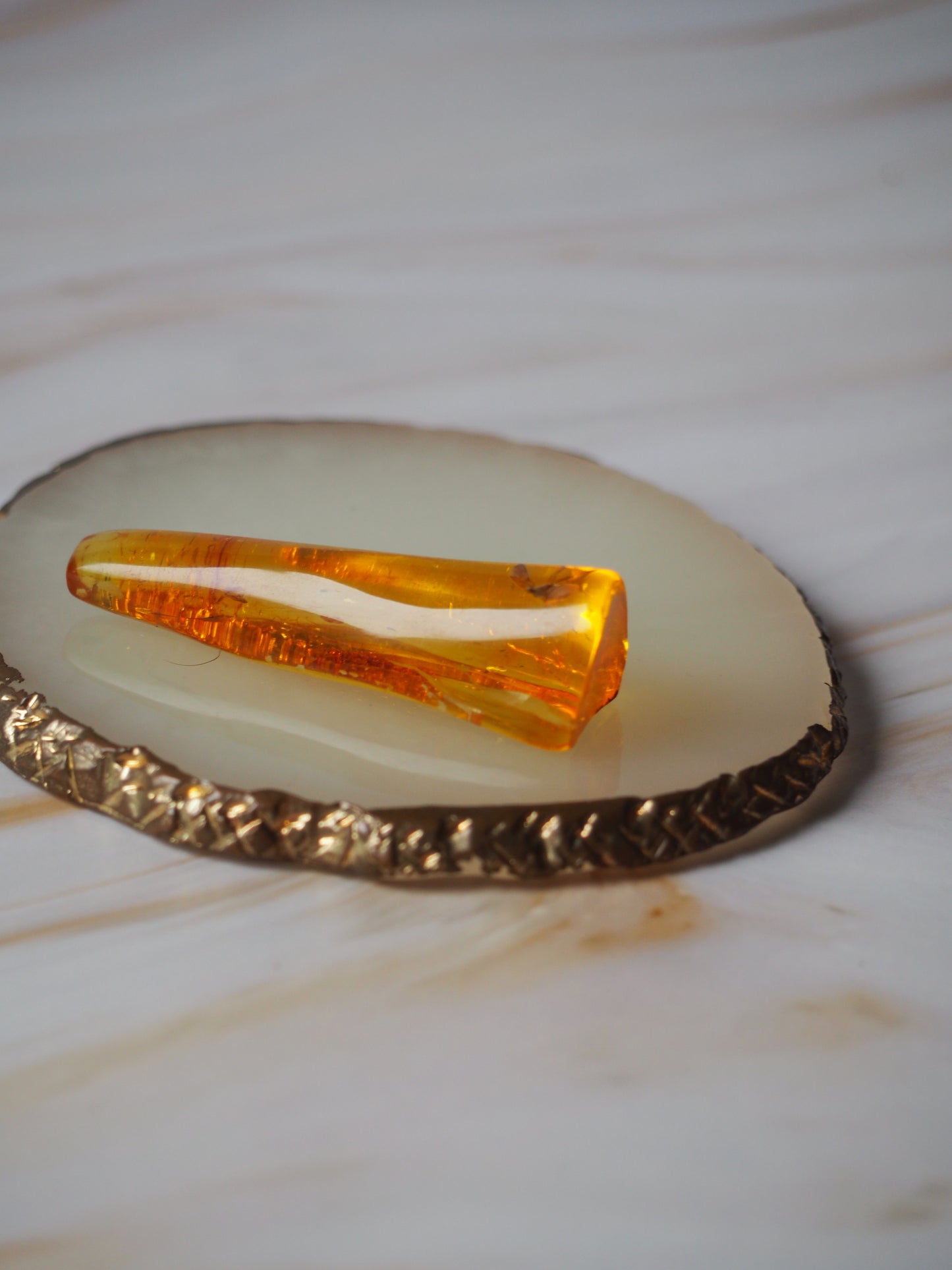 Rare Amber Piece with Insect Inclusion - Mosquito