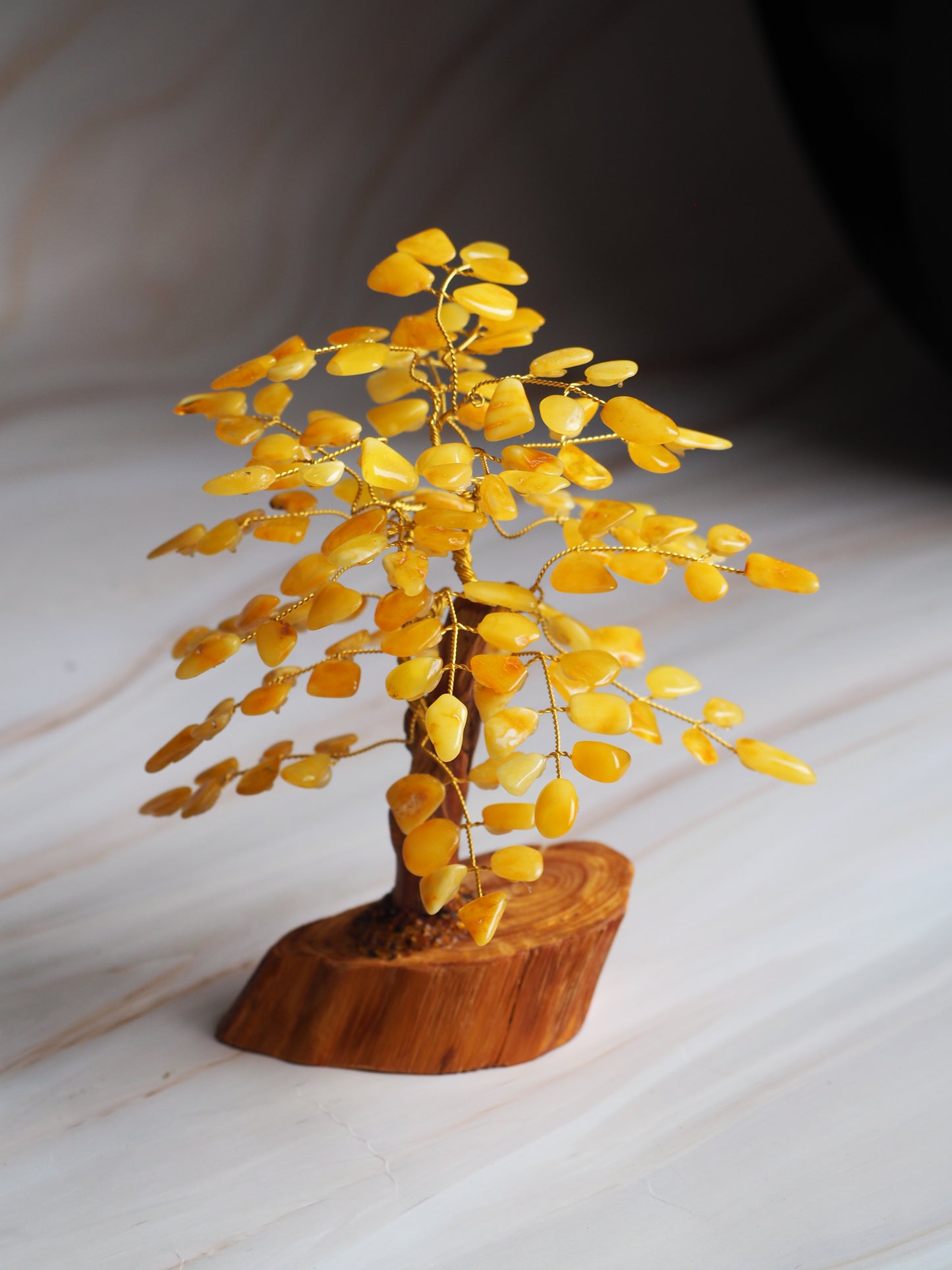 Handmade Natural Butterscotch Amber Lucky Tree 20cm