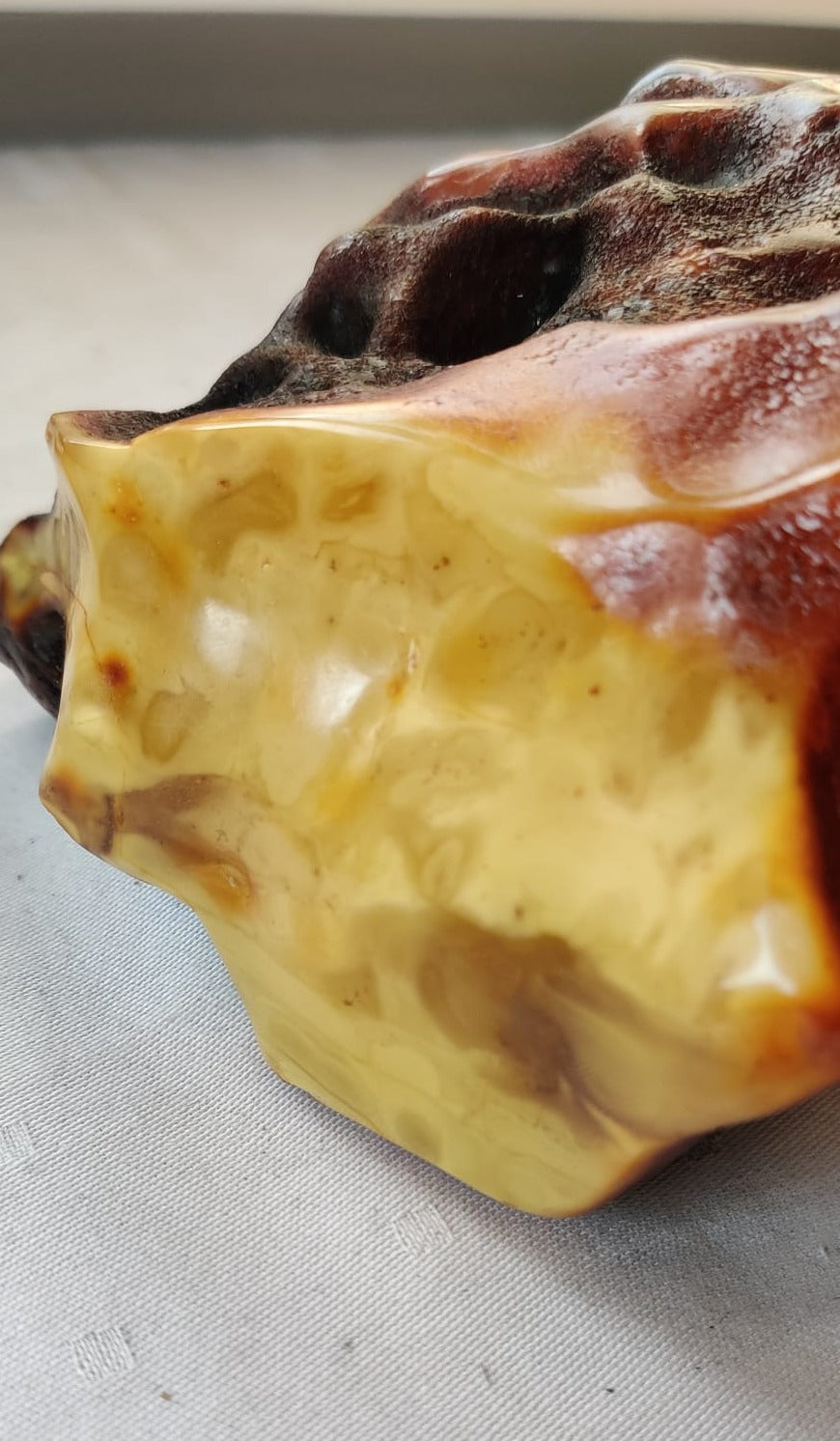 Raw Butterscotch/ Honey Huge Amber Piece 0,5kg