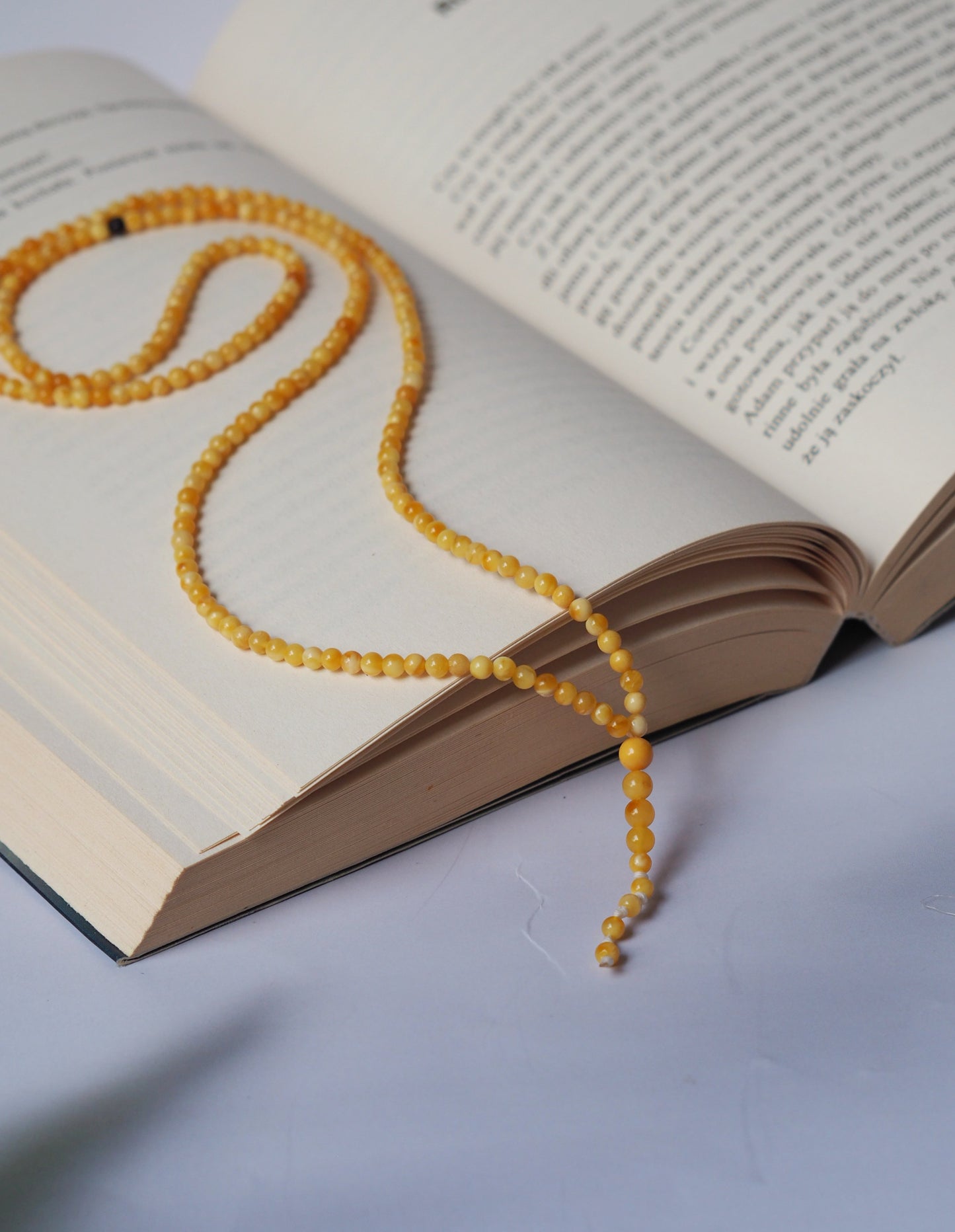 Micro Butterscotch / Honey Amber 200 beads Misbaha for Dhikr