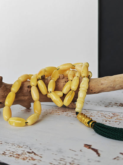 Natural Baltic Amber Rosary | Lightweight Design | Perfect for Daily Use