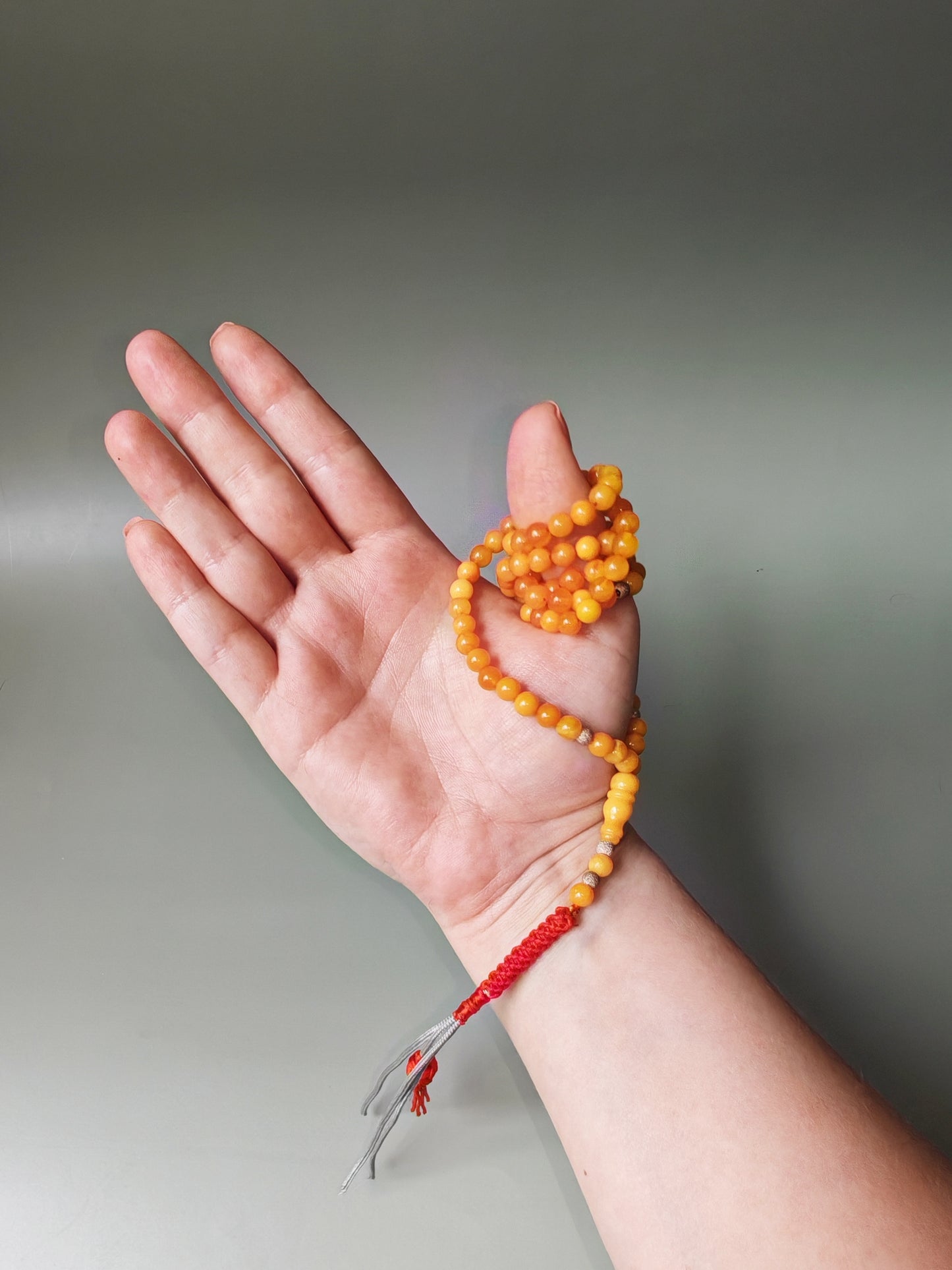 Aged Butterscotch Amber Tasbih – 99 Beads, Micro Size