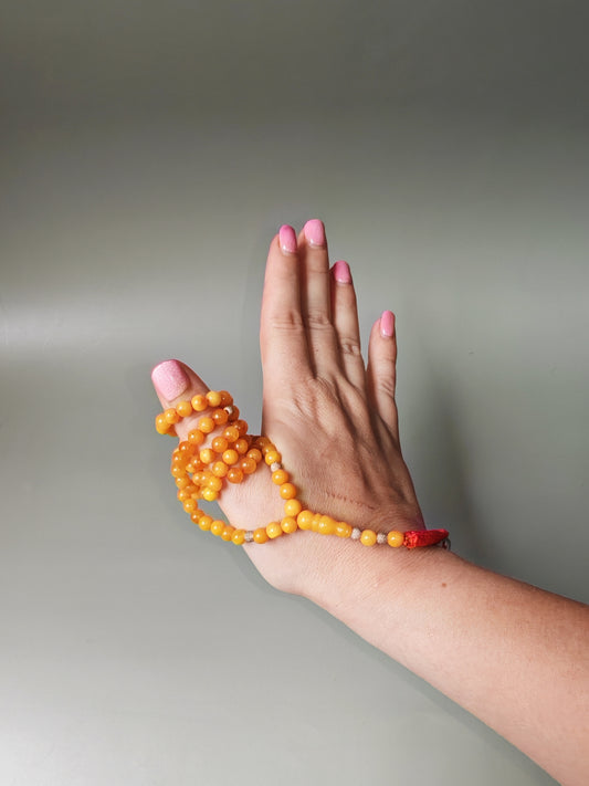 Aged Butterscotch Amber Tasbih – 99 Beads, Micro Size
