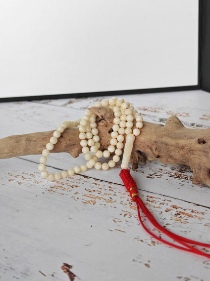 Super Micro Royal White Amber Misbah | 99 Micro Beads | 4.5mm Round | Ultra Lightweight