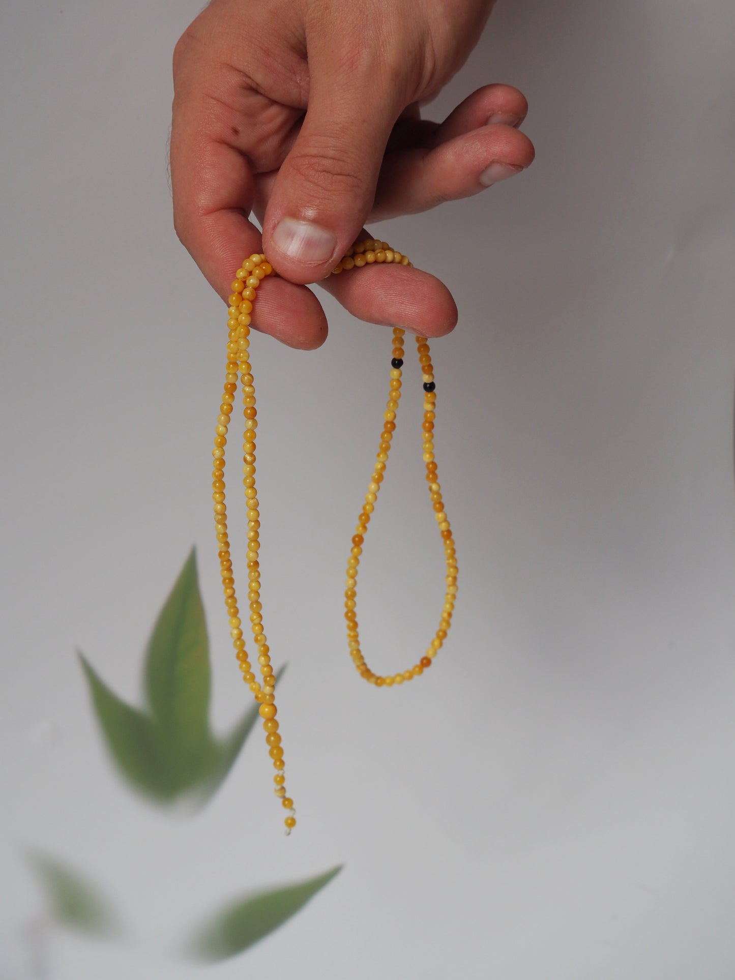 Micro Butterscotch / Honey Amber 200 beads Misbaha for Dhikr